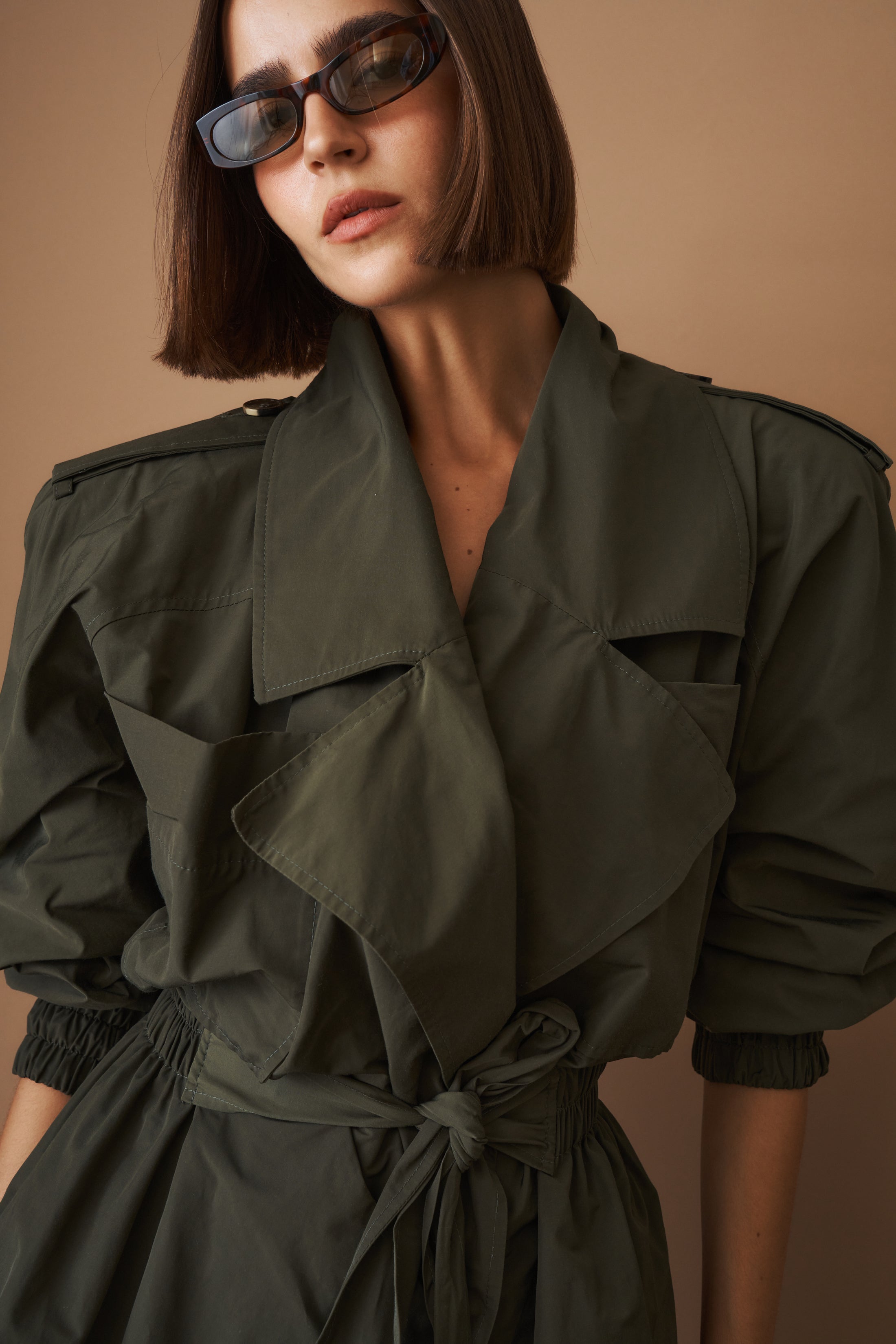 Our Trench Cotton Olive - DÉSORDRE