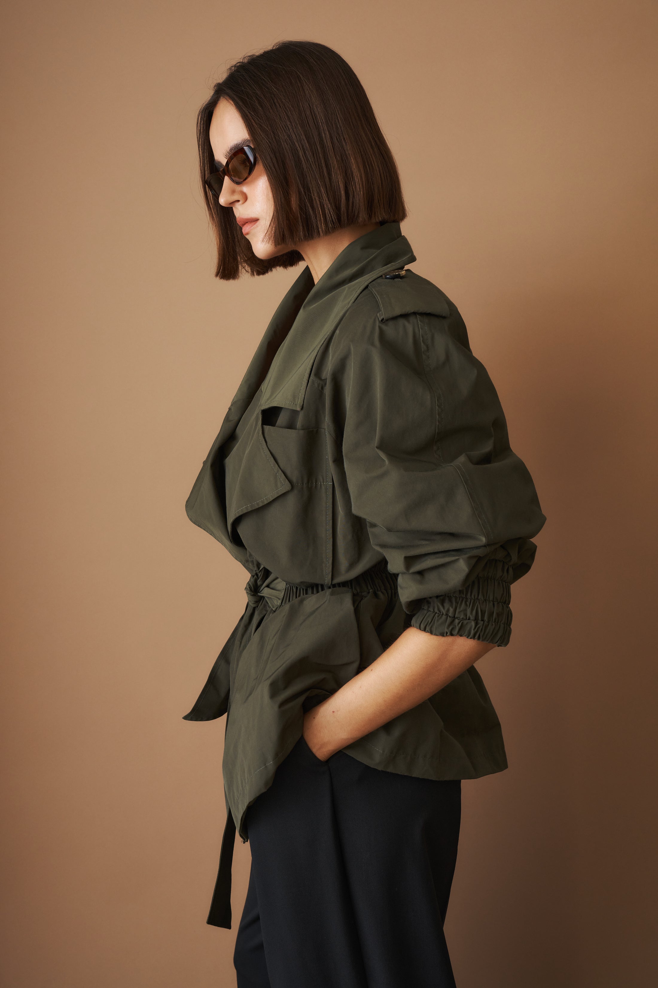 Our Trench Cotton Olive - DÉSORDRE