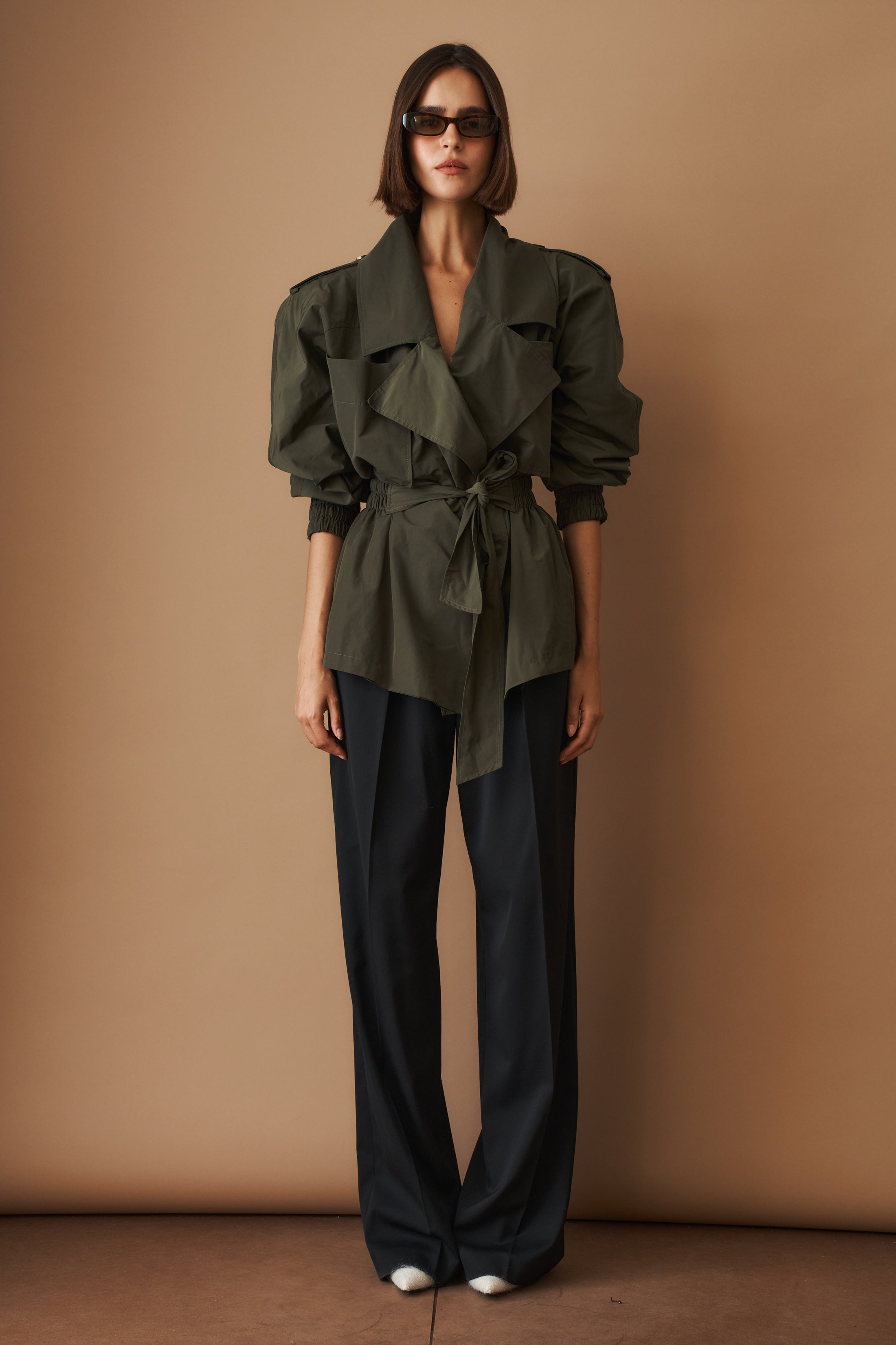 Our Trench Cotton Olive - DÉSORDRE
