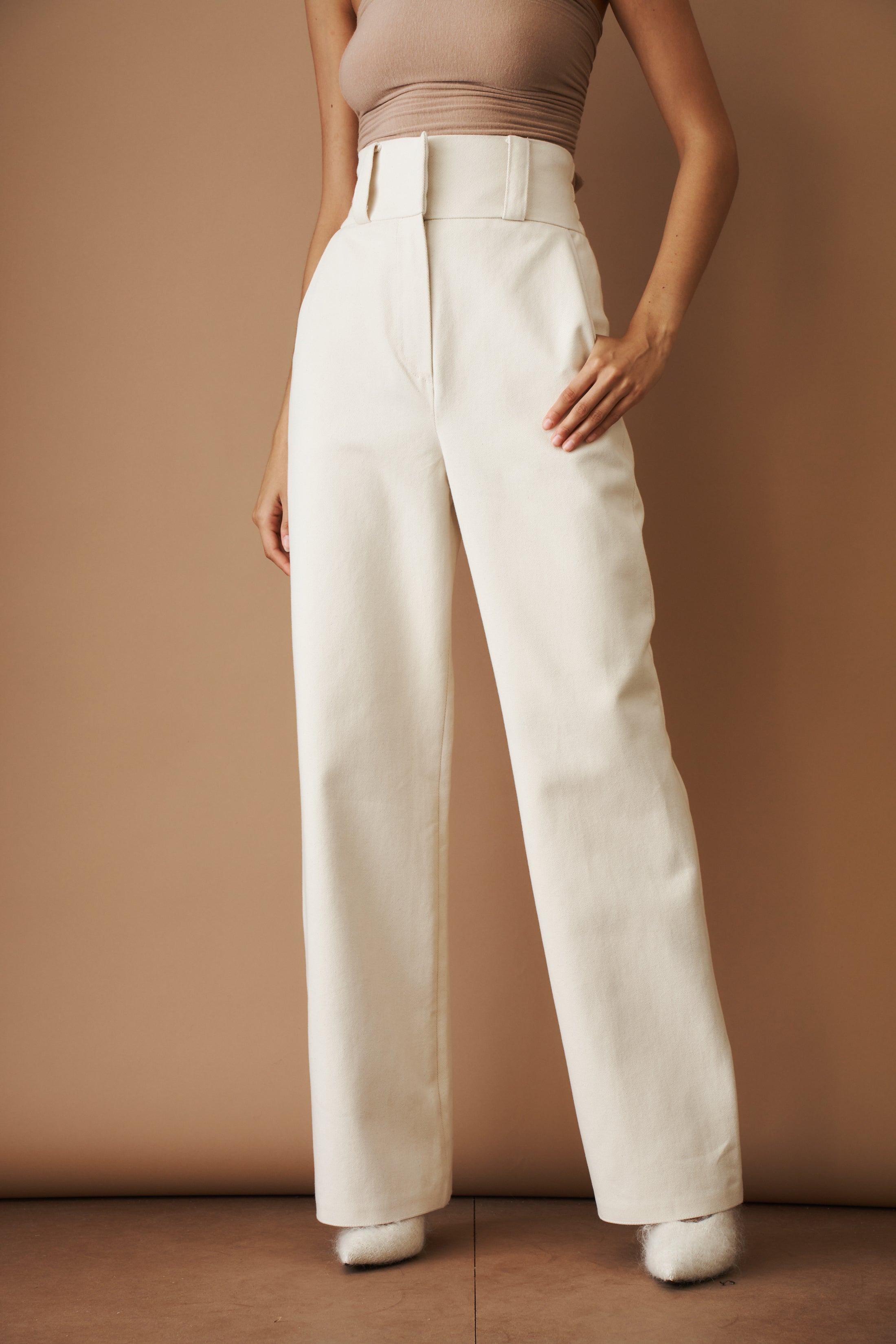 Denim Pants Eggshell