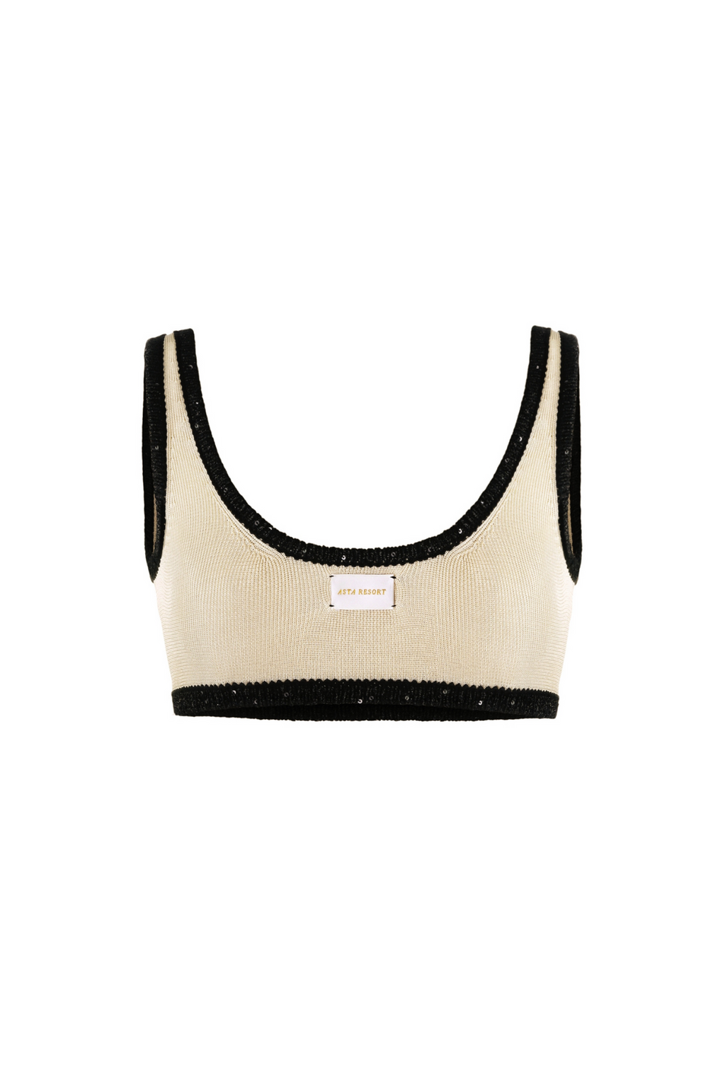 Naomi Contrast Champagne Bralette - Désordre Boutique