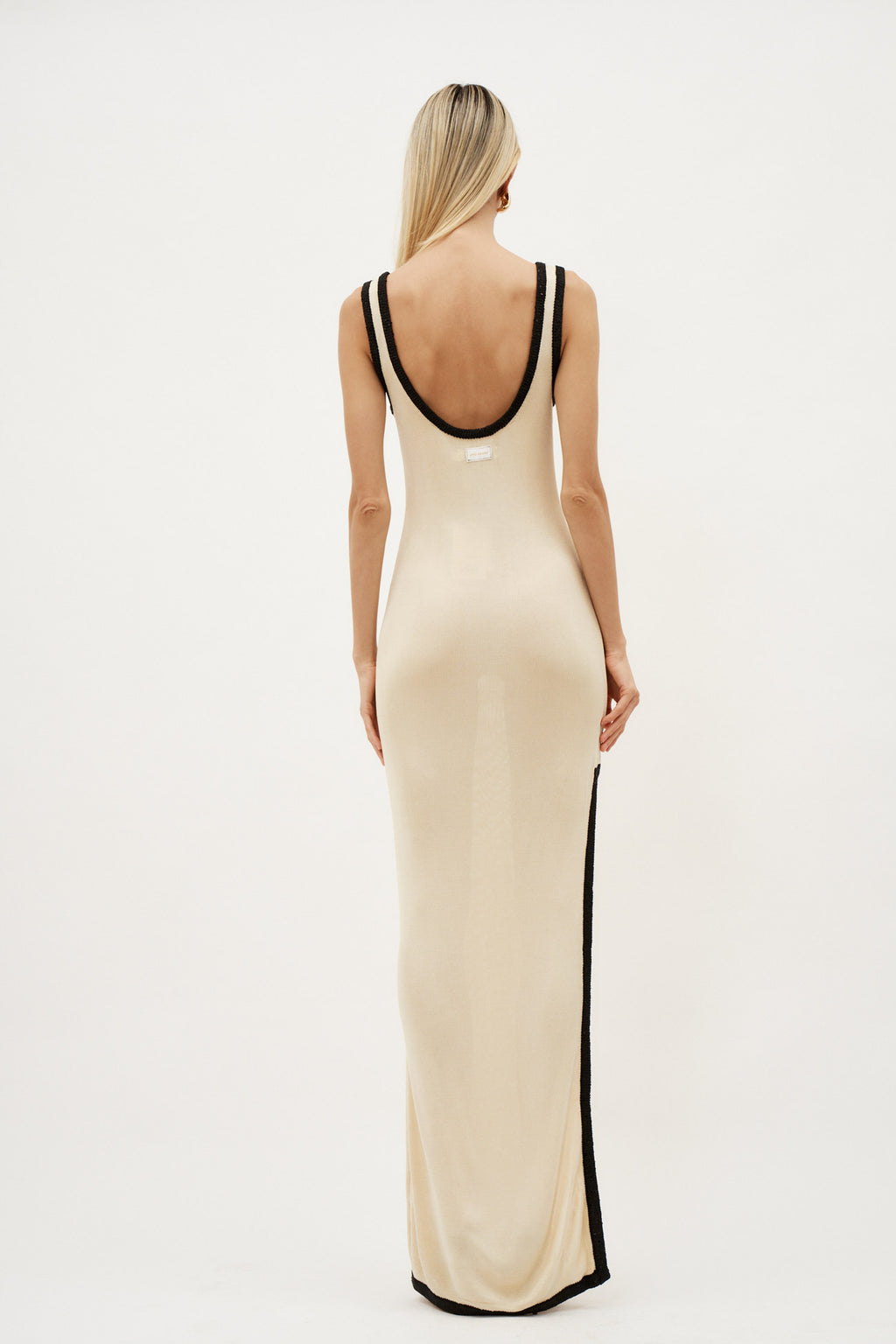 Naomi Split Champagne Dress - Désordre Boutique