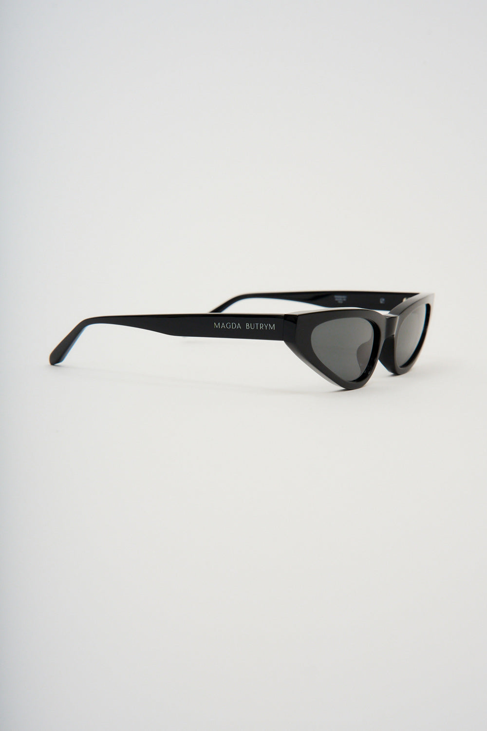 Narrow Cat Eye Black Sunglasses - Désordre Boutique