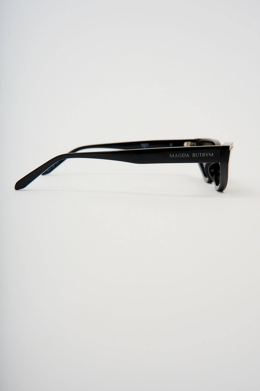 Narrow Cat Eye Black Sunglasses - Désordre Boutique