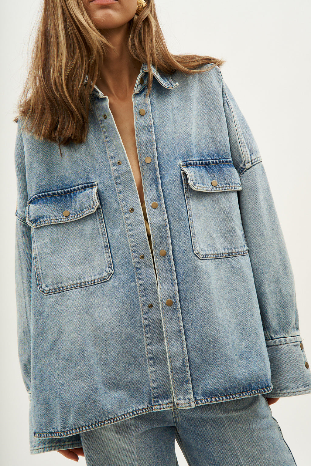 No Plan Denim Light Blue Jacket - Désordre Boutique