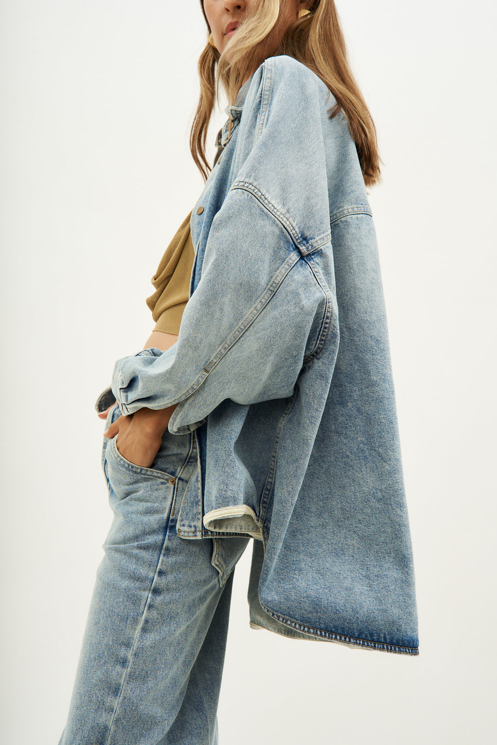 No Plan Denim Light Blue Jacket - Désordre Boutique