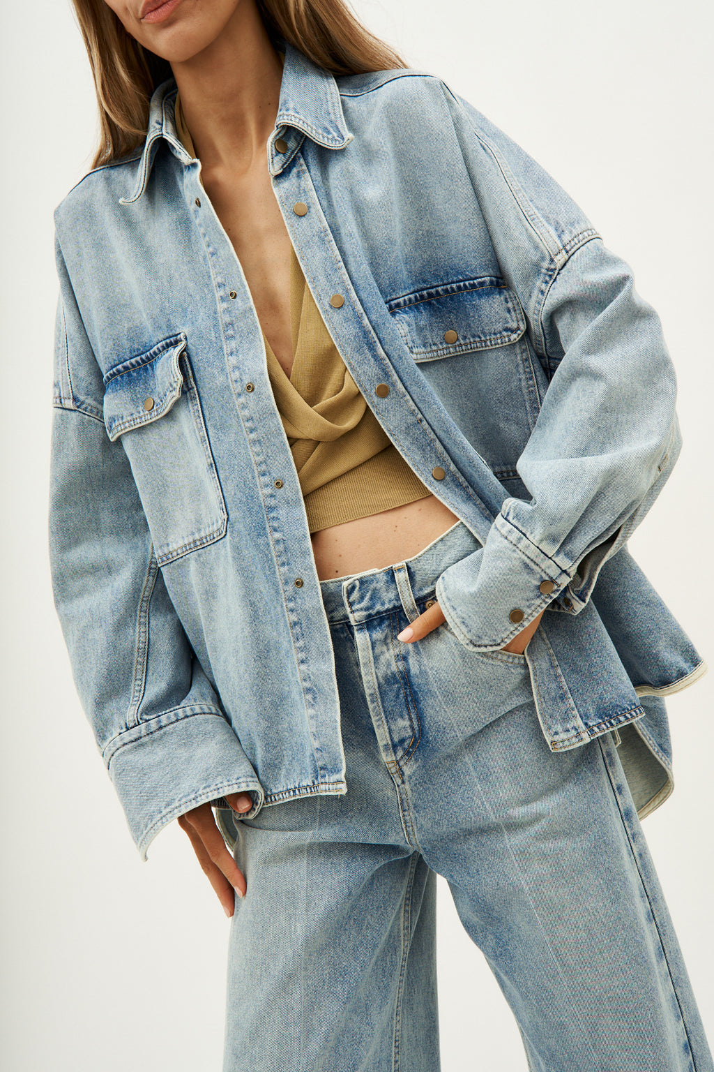 No Plan Denim Light Blue Jacket - Désordre Boutique