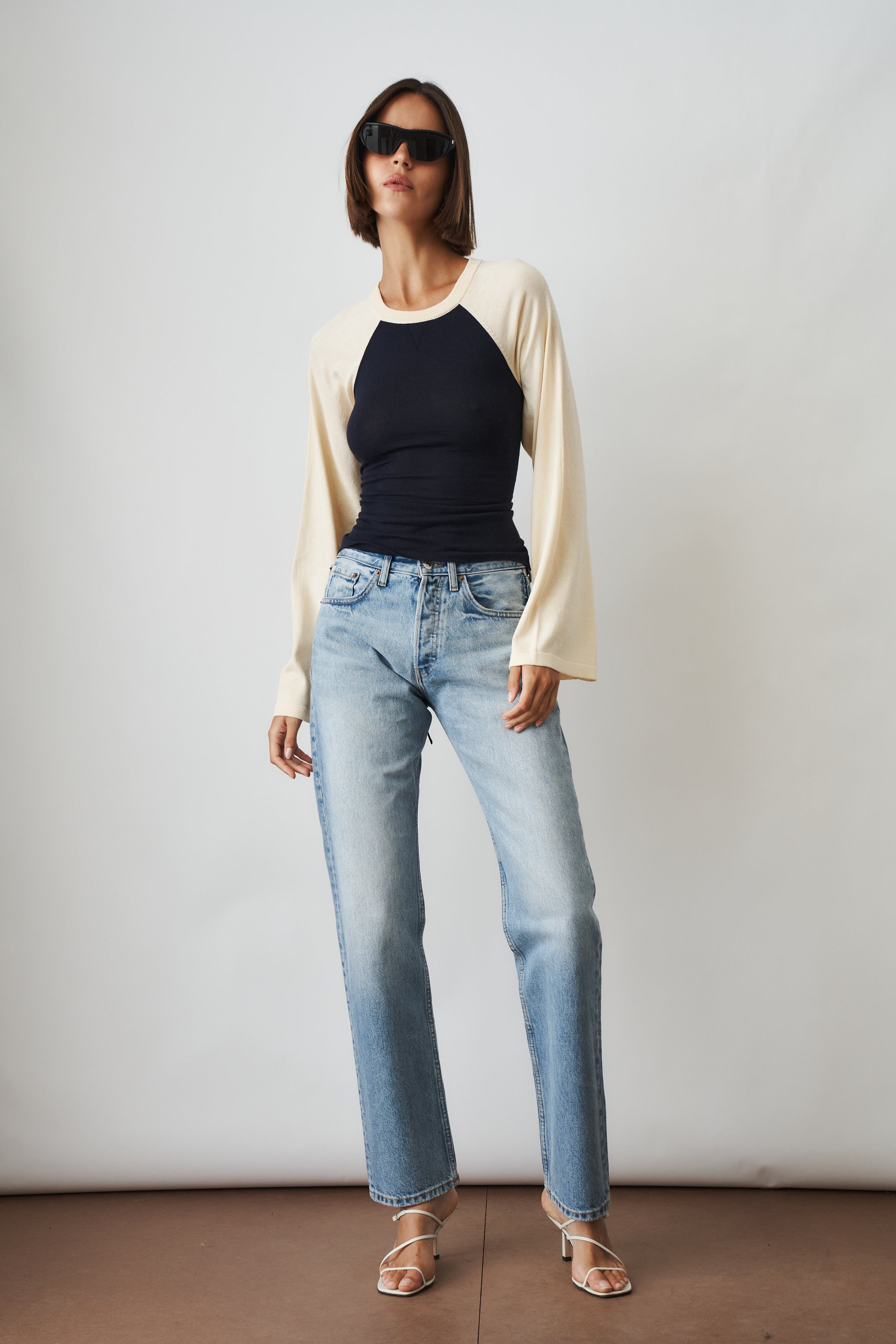 Off-Season Knitted Raglan Shirt - DÉSORDRE