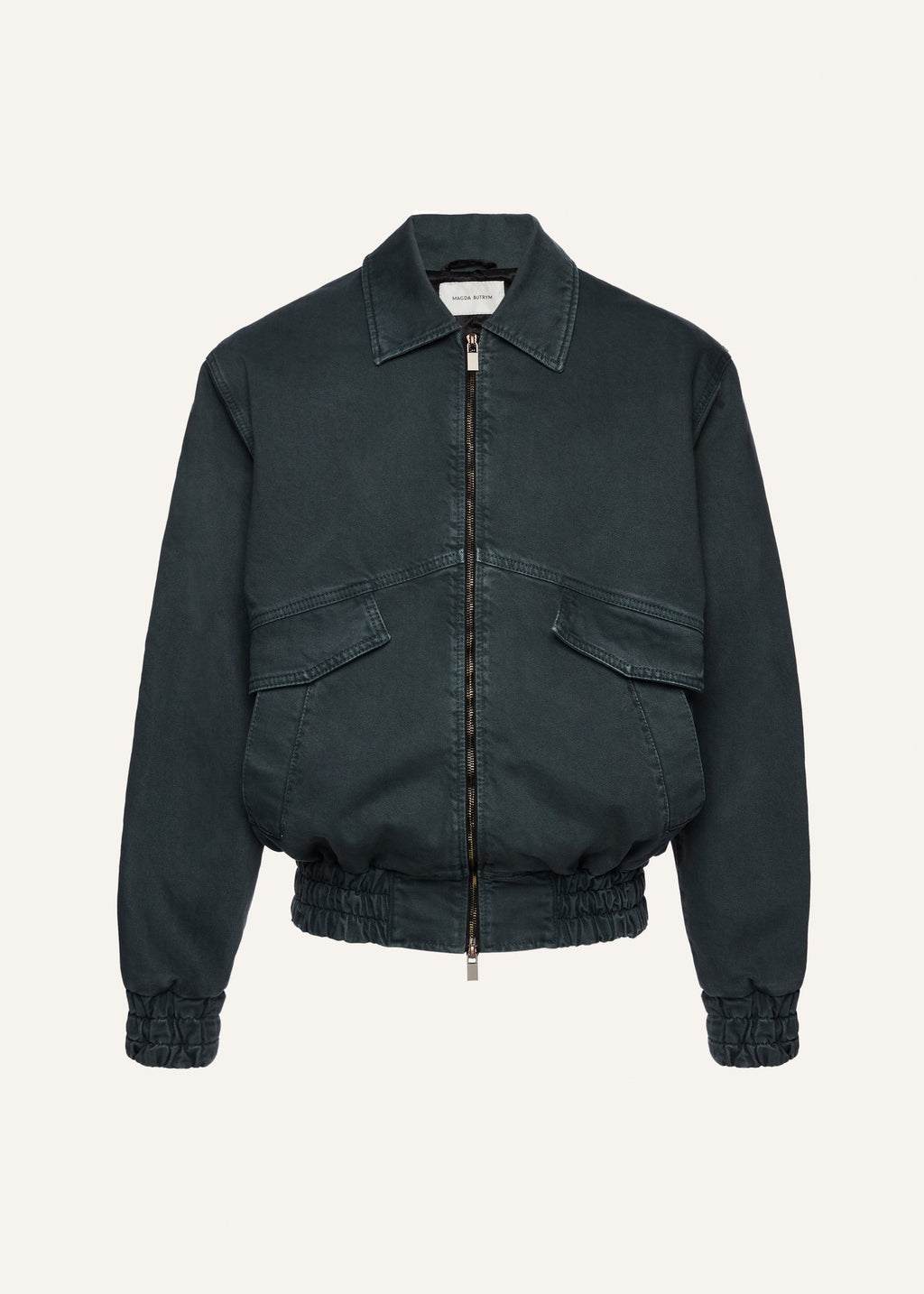 Oversized Denim Green Bomber - Désordre Boutique