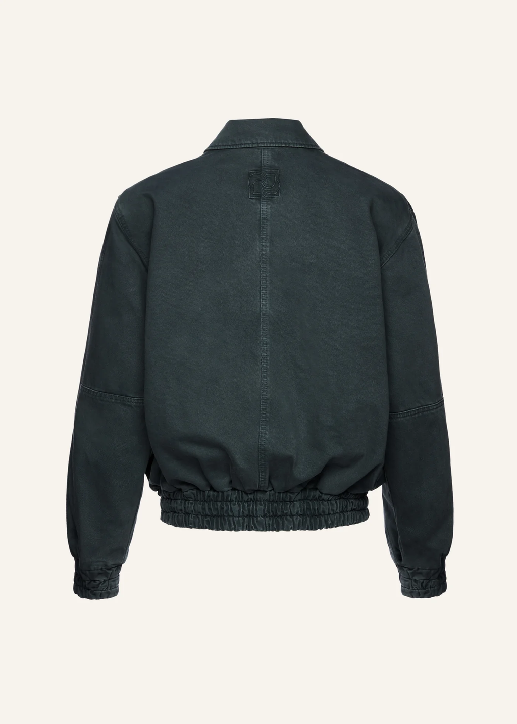 Oversized Denim Green Bomber - Désordre Boutique