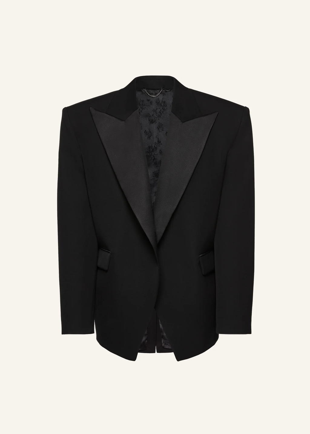 Oversized Tuxedo Black Blazer - Désordre Boutique