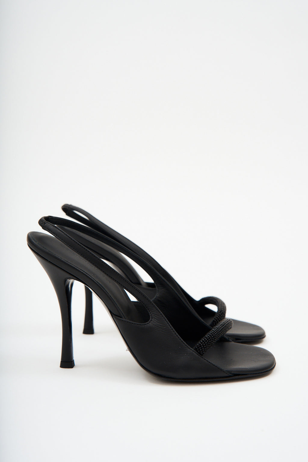 Phenix Slingback Black Heel - Désordre Boutique