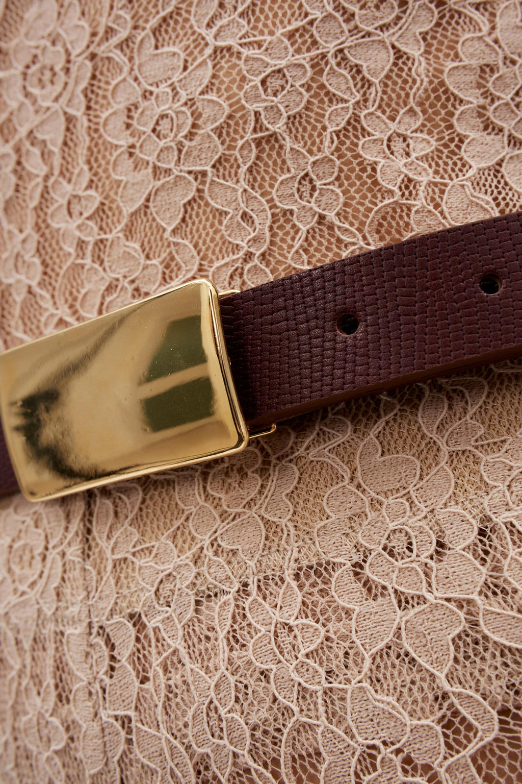 Plate Burgundy Python Belt - Désordre Boutique