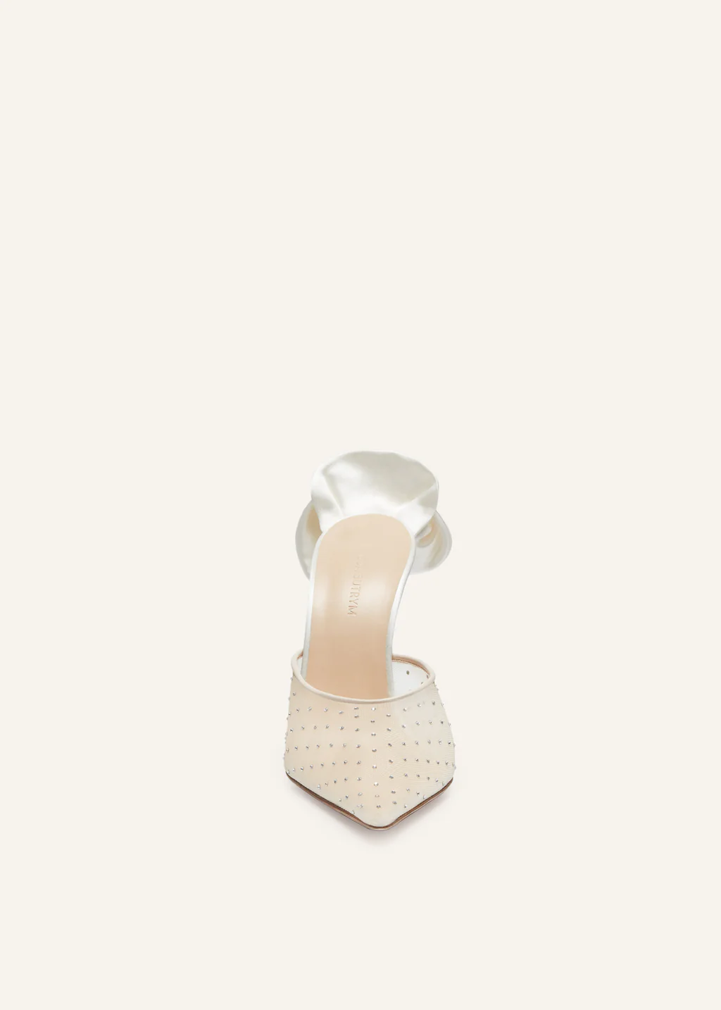 Pointed Flower Nude Crystals Mules - Désordre Boutique