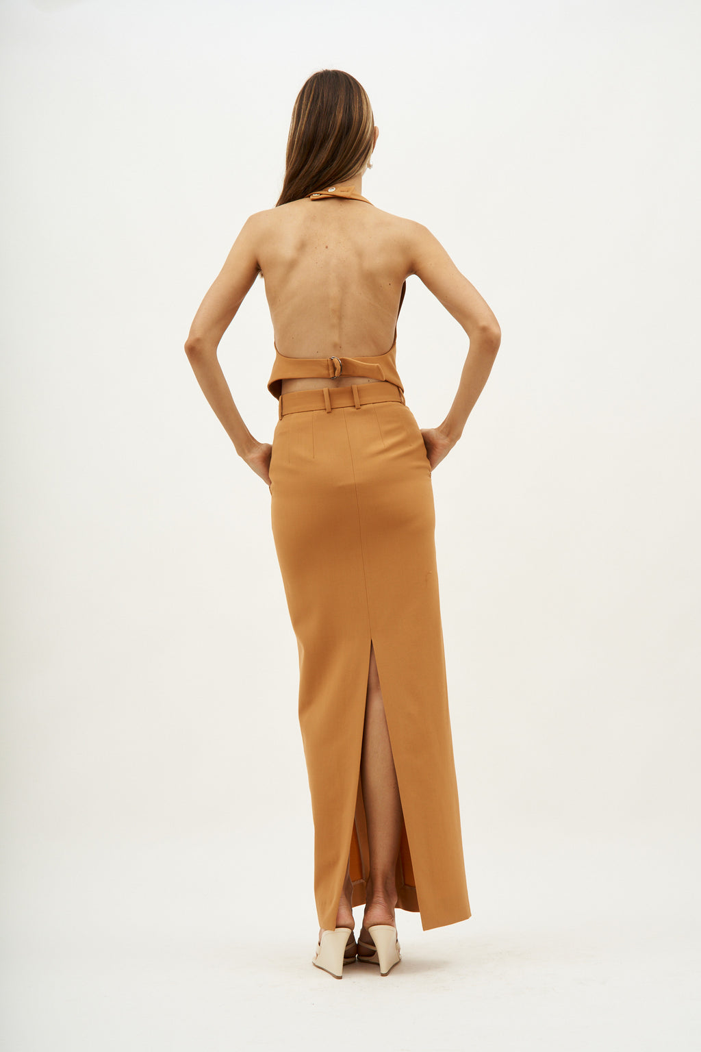 Privilege Terracotta Skirt - Désordre Boutique