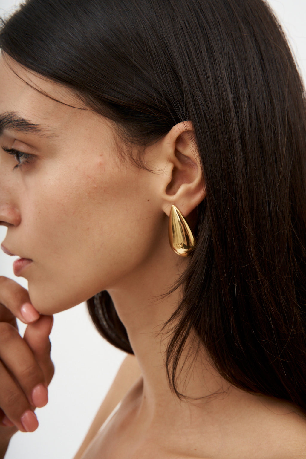 Raindrop Gold Earrings - Désordre Boutique