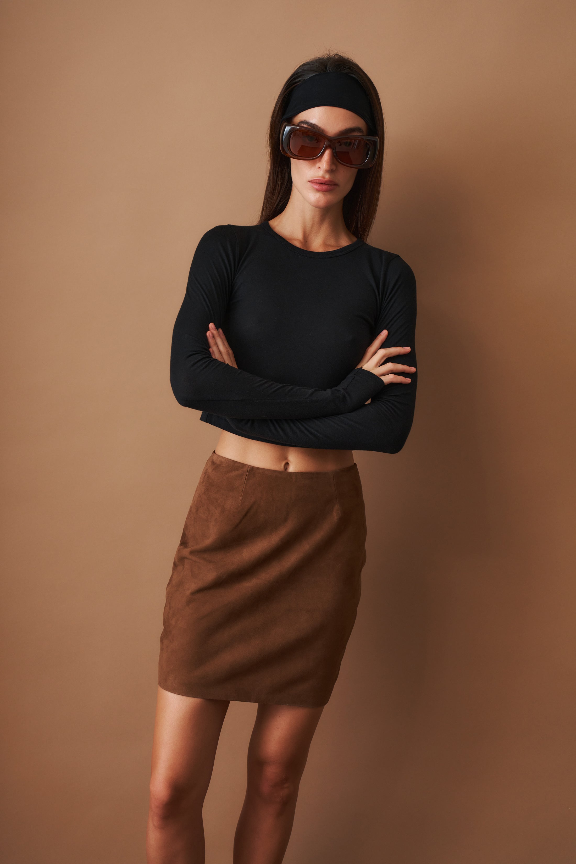 Suede Mini Skirt - DÉSORDRE