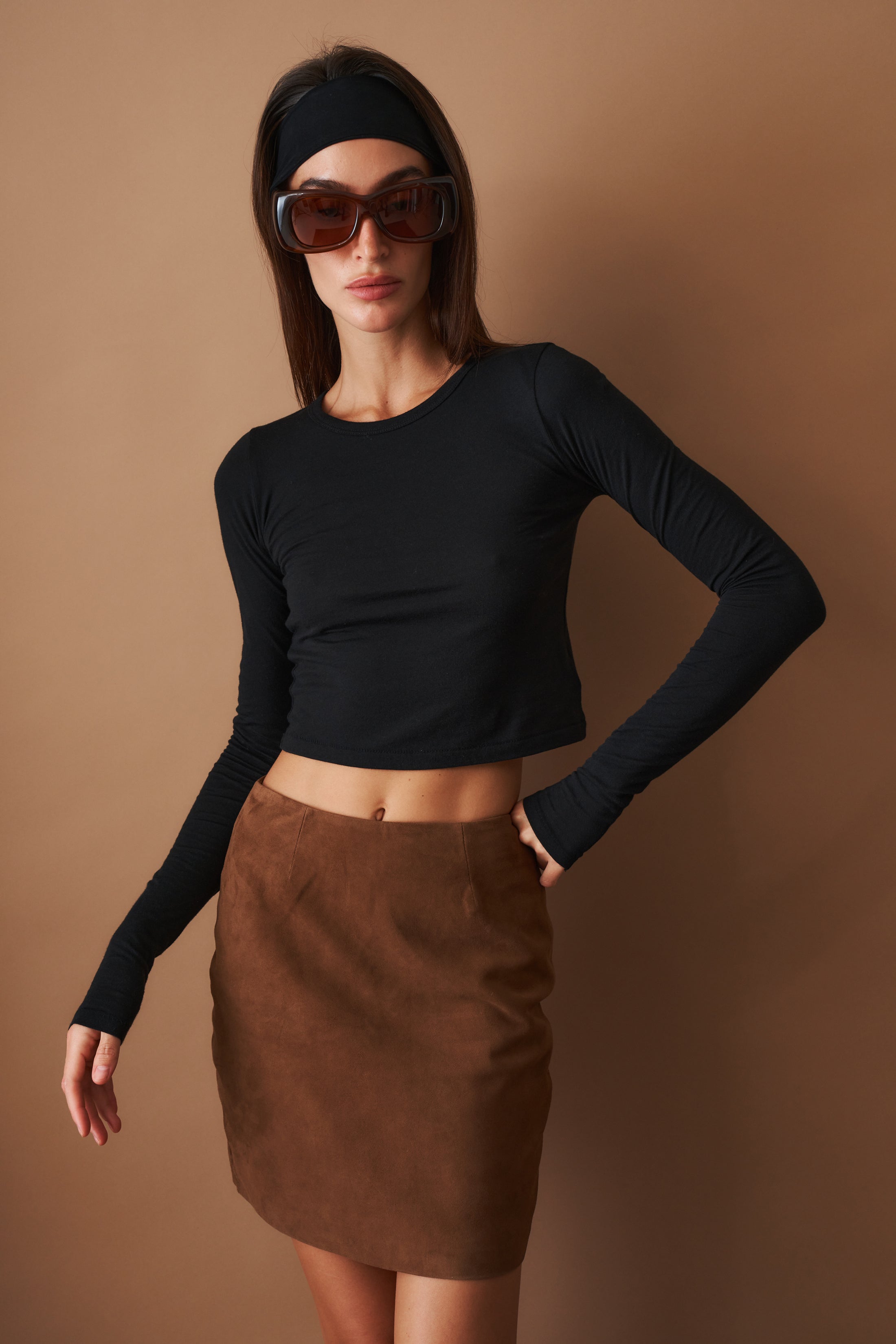 Suede Mini Skirt - DÉSORDRE