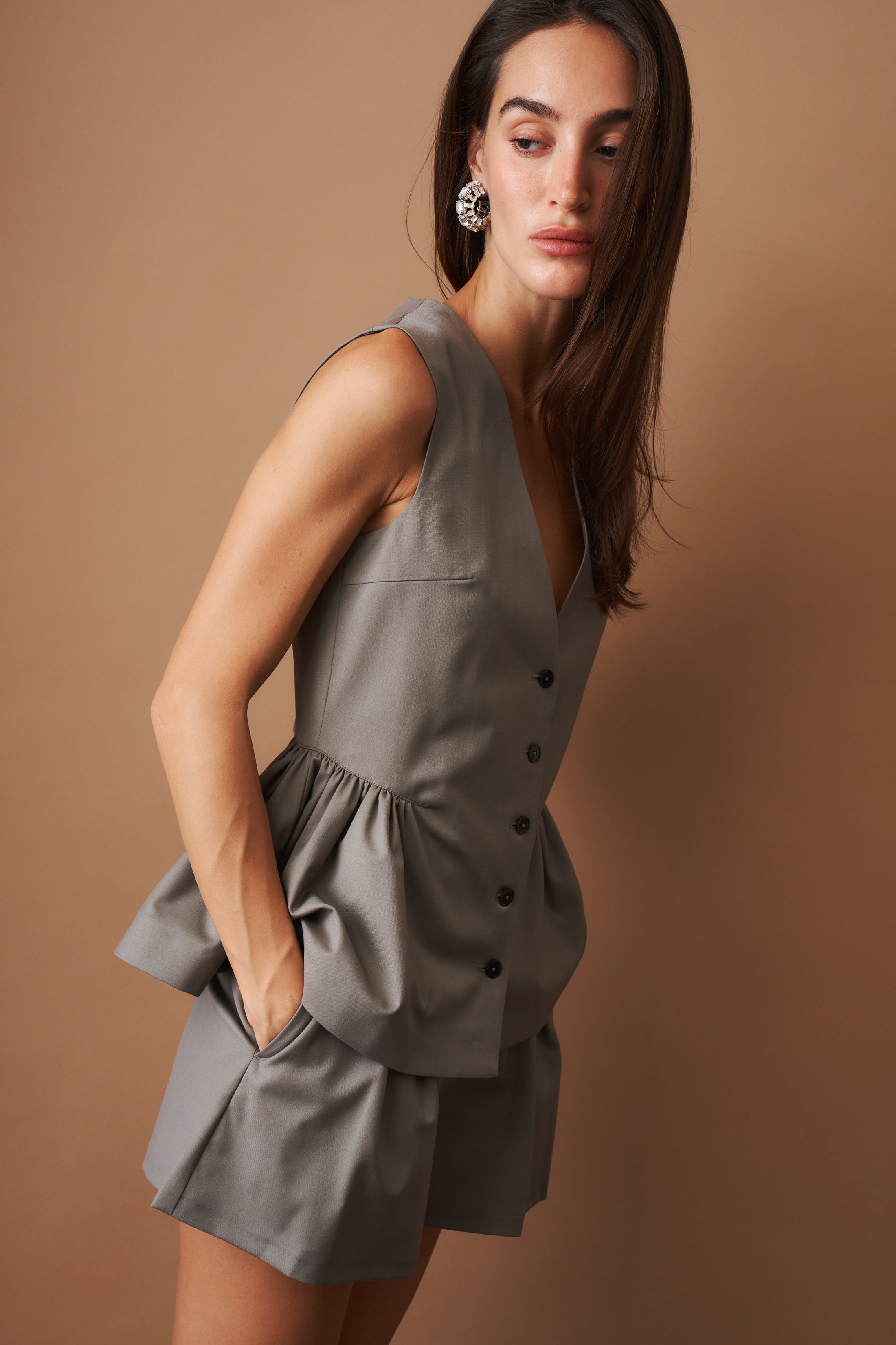 Peplum Waistcoat - DÉSORDRE
