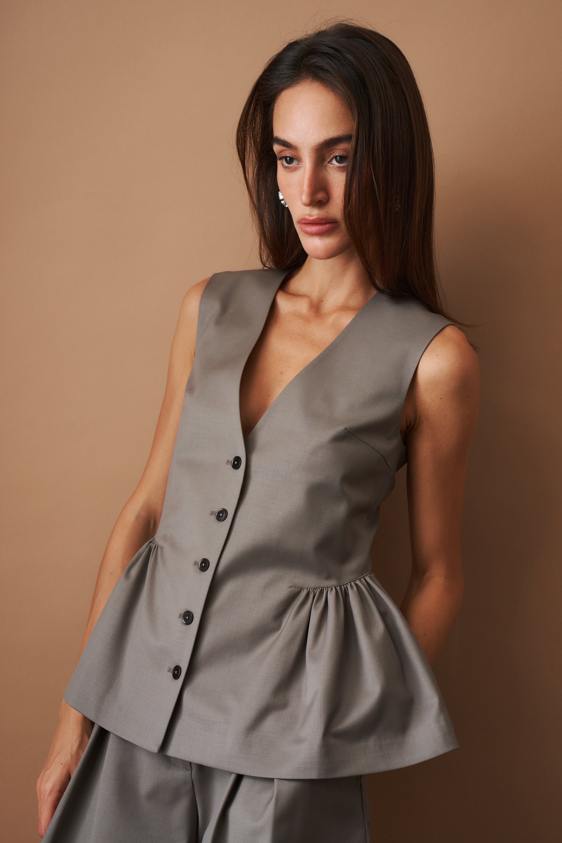 Peplum Waistcoat - DÉSORDRE