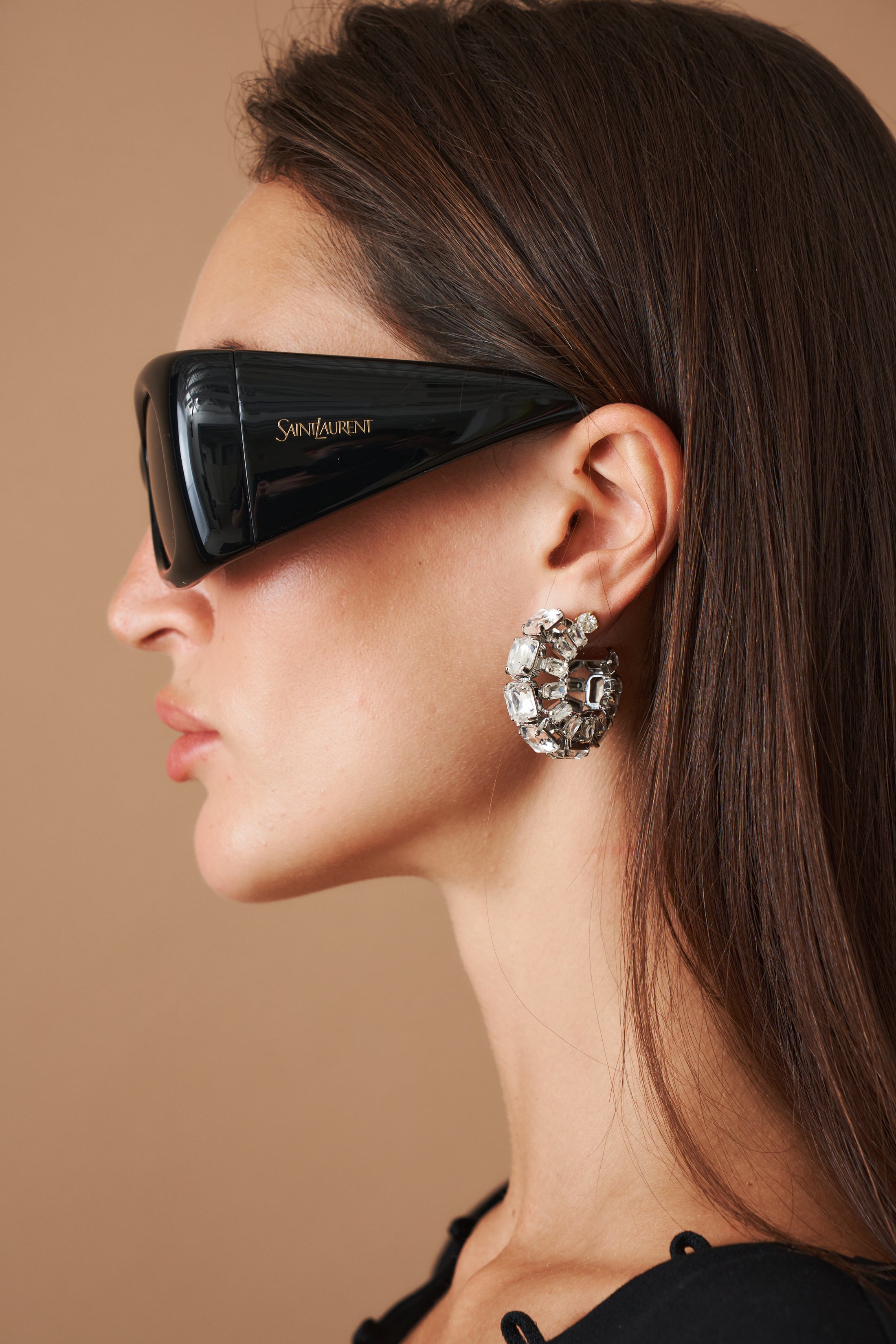 Rectangle Howl Black Sunglasses - DÉSORDRE