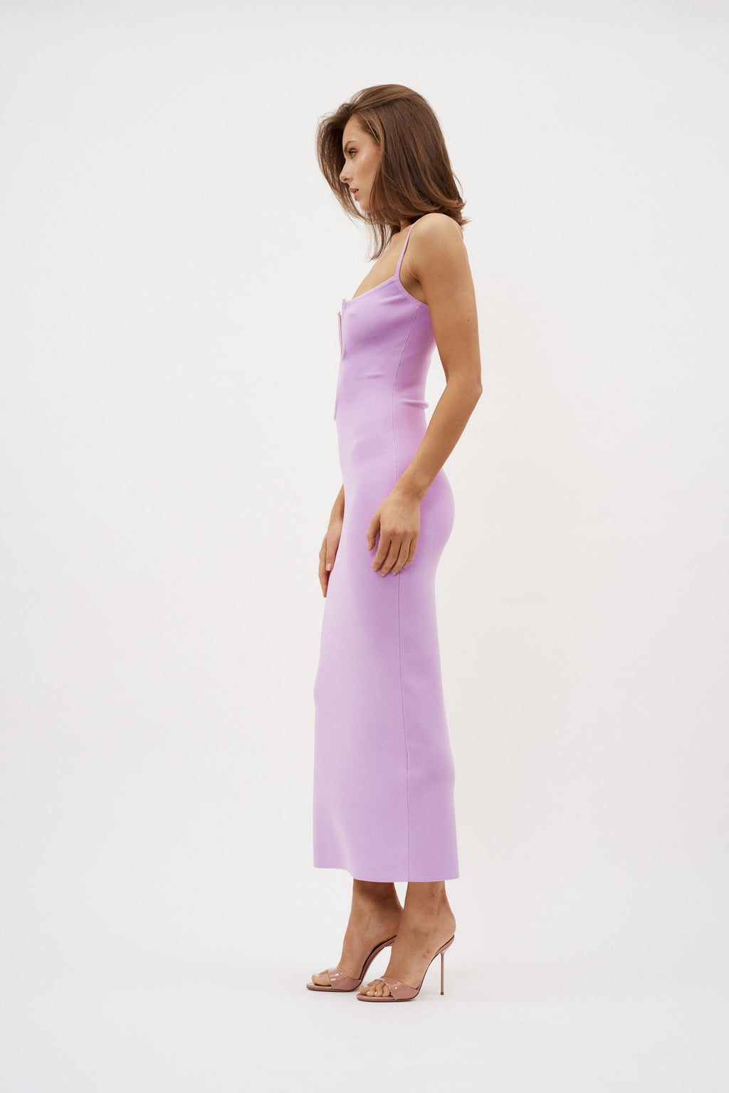 Salacia Wire Column Pink Tourmaline Dress - Désordre Boutique