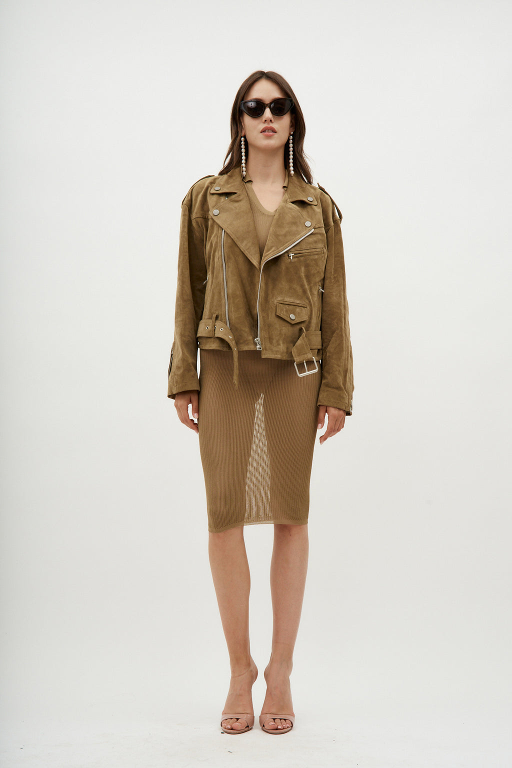 Savage Biker Pistachio Jacket - Désordre Boutique