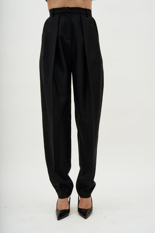 Shaldon Black Wool Pants - Désordre Boutique