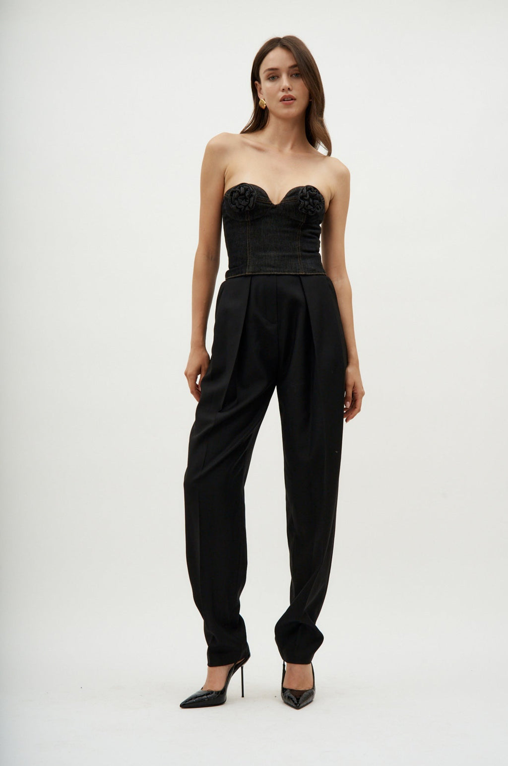 Shaldon Black Wool Pants - Désordre Boutique