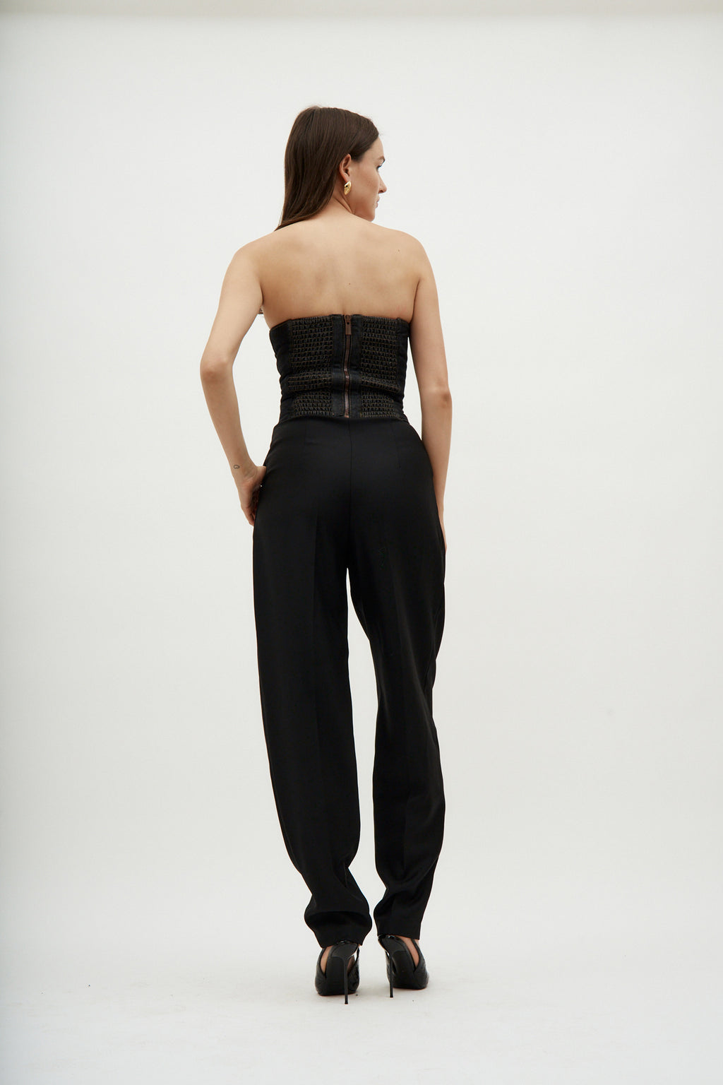 Shaldon Black Wool Pants - Désordre Boutique