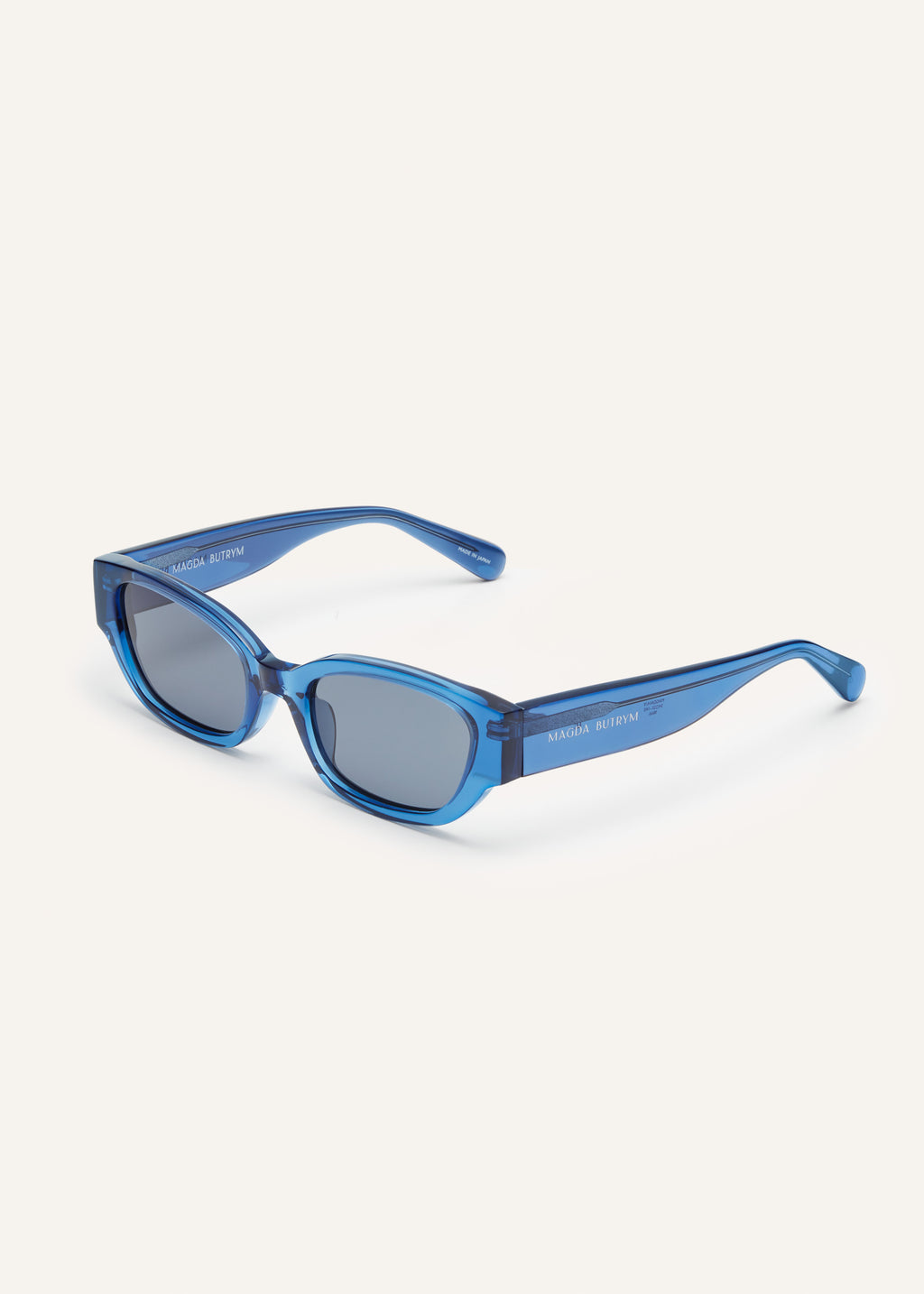 Slim Rectangular Blue Sunglasses - Désordre Boutique