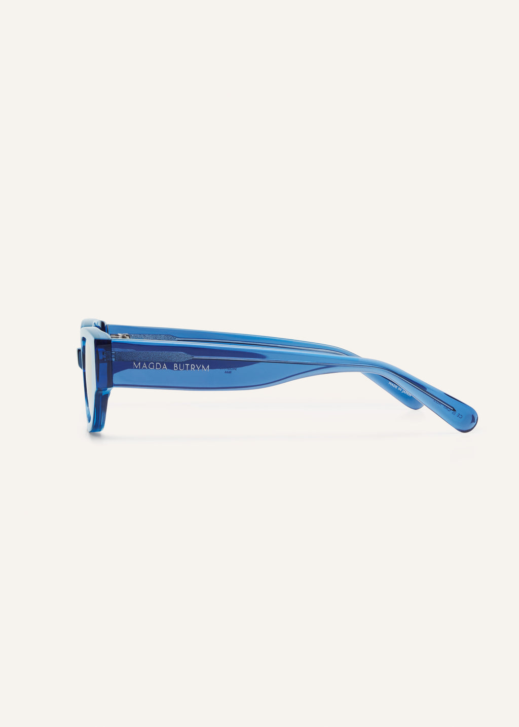 Slim Rectangular Blue Sunglasses - Désordre Boutique