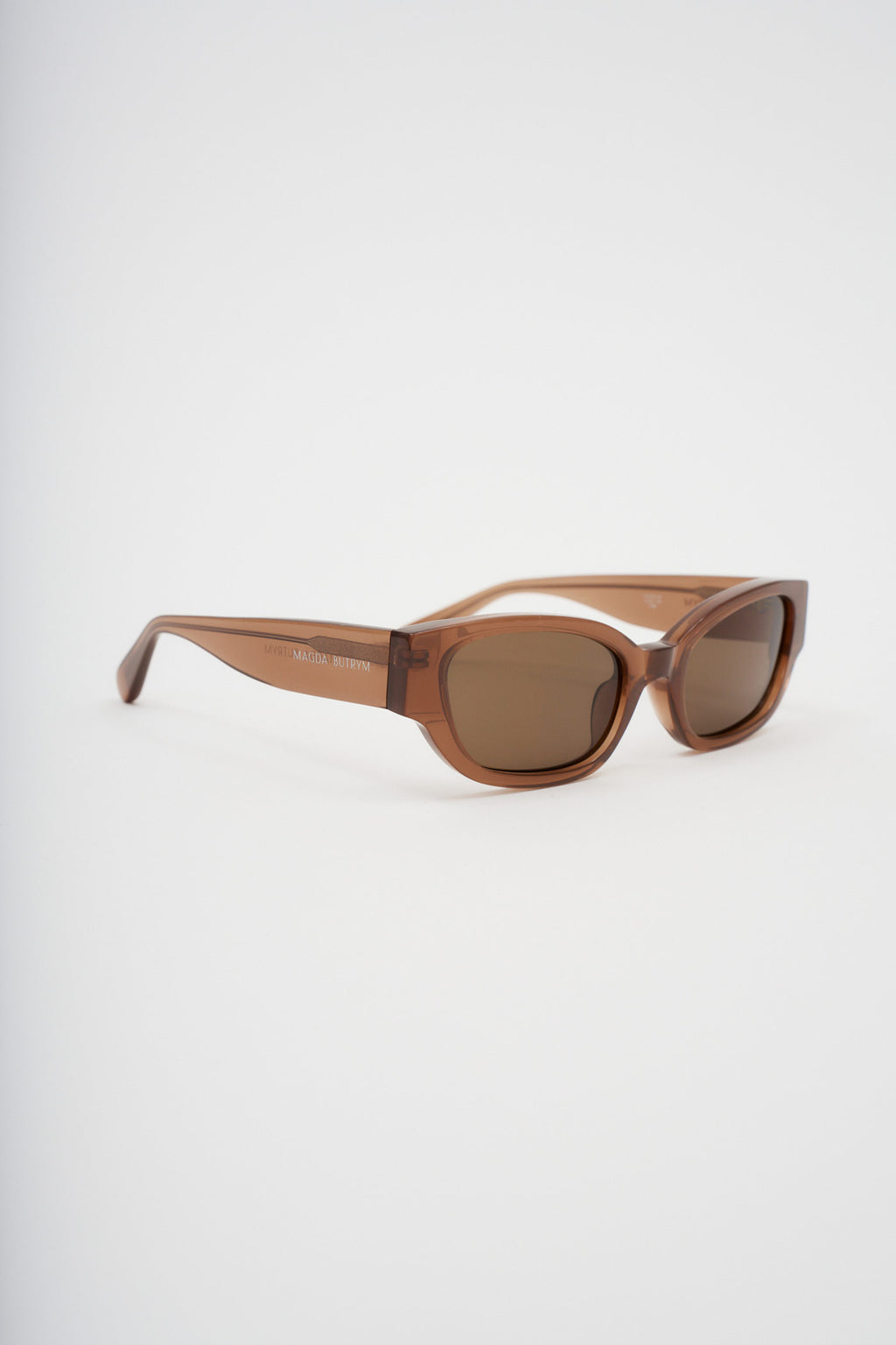 Slim Rectangular Brown Sunglasses - Désordre Boutique