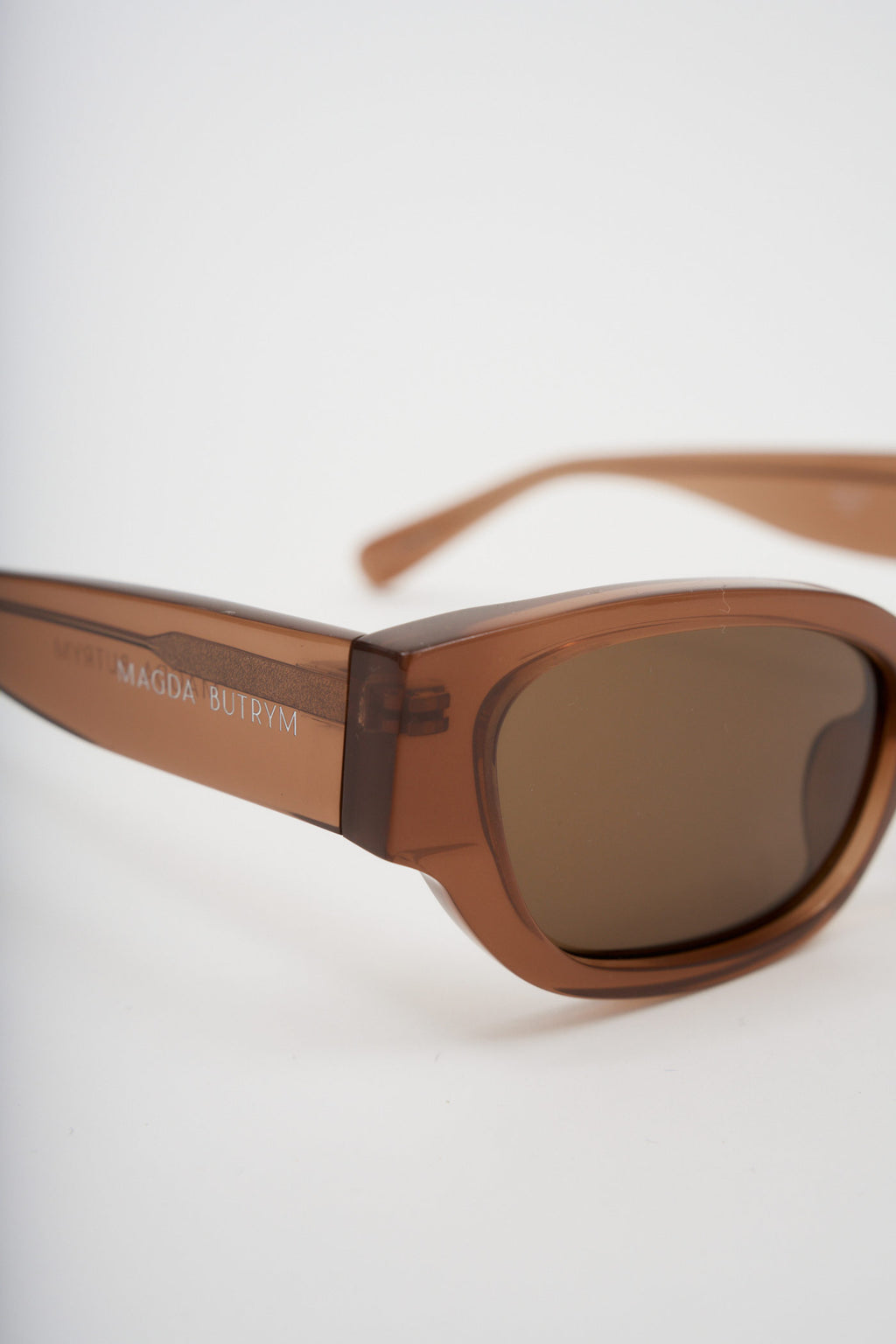 Slim Rectangular Brown Sunglasses - Désordre Boutique