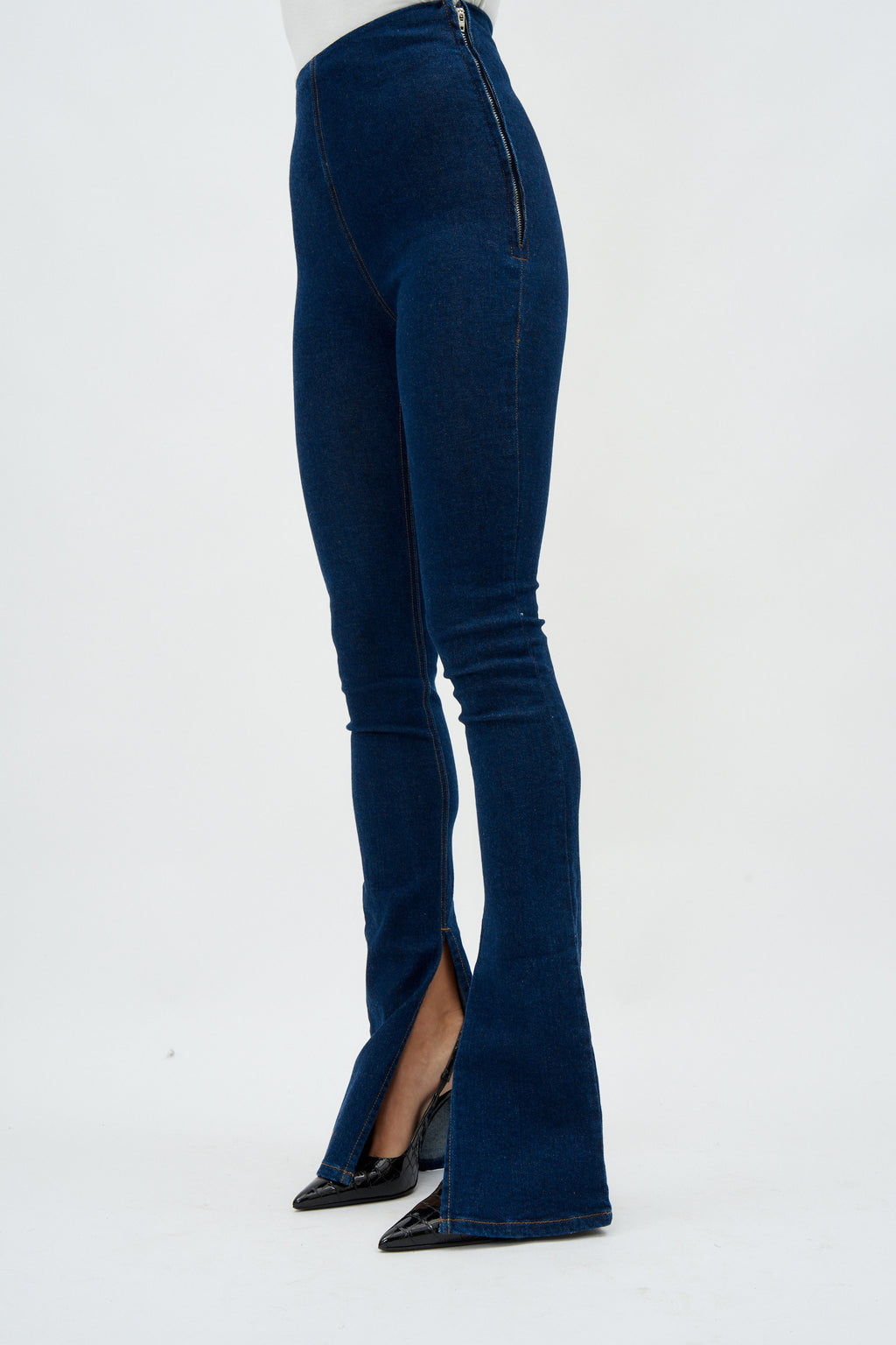 Split Hem Midnight Jegging - Désordre Boutique