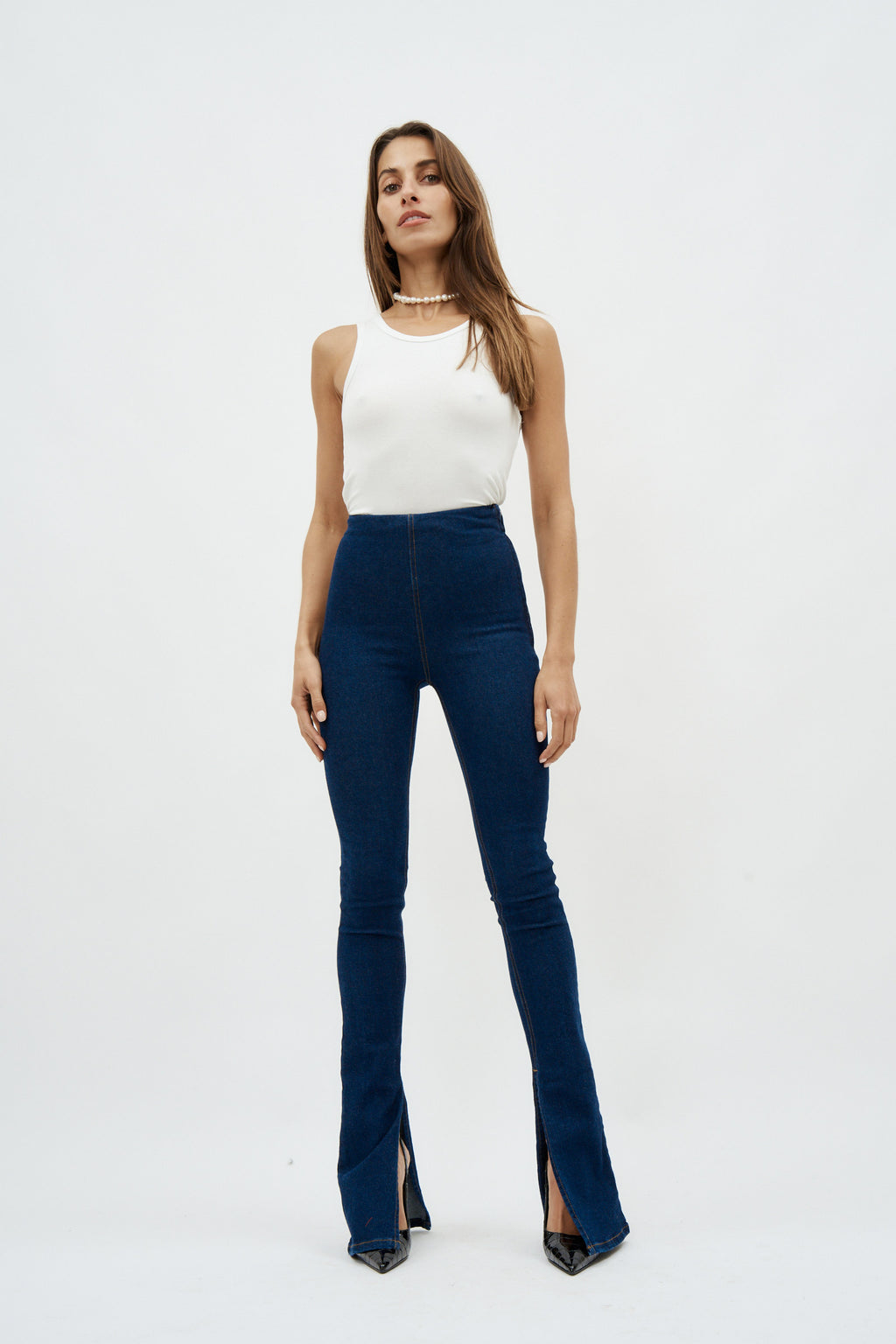 Split Hem Midnight Jegging - Désordre Boutique