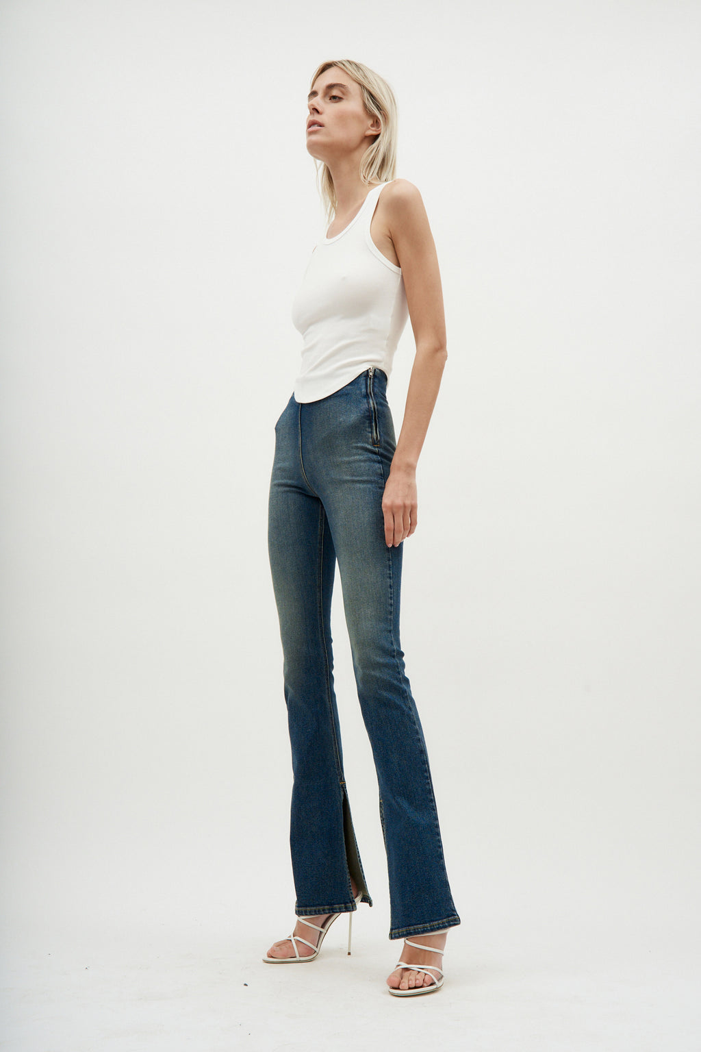 Split Hem Tommy Jegging - Désordre Boutique