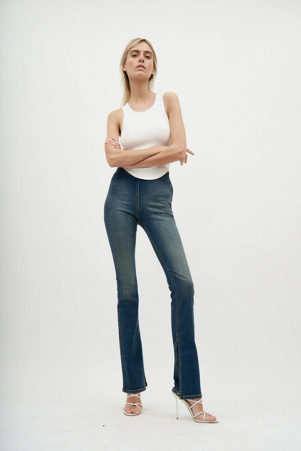 Split Hem Tommy Jegging - Désordre Boutique