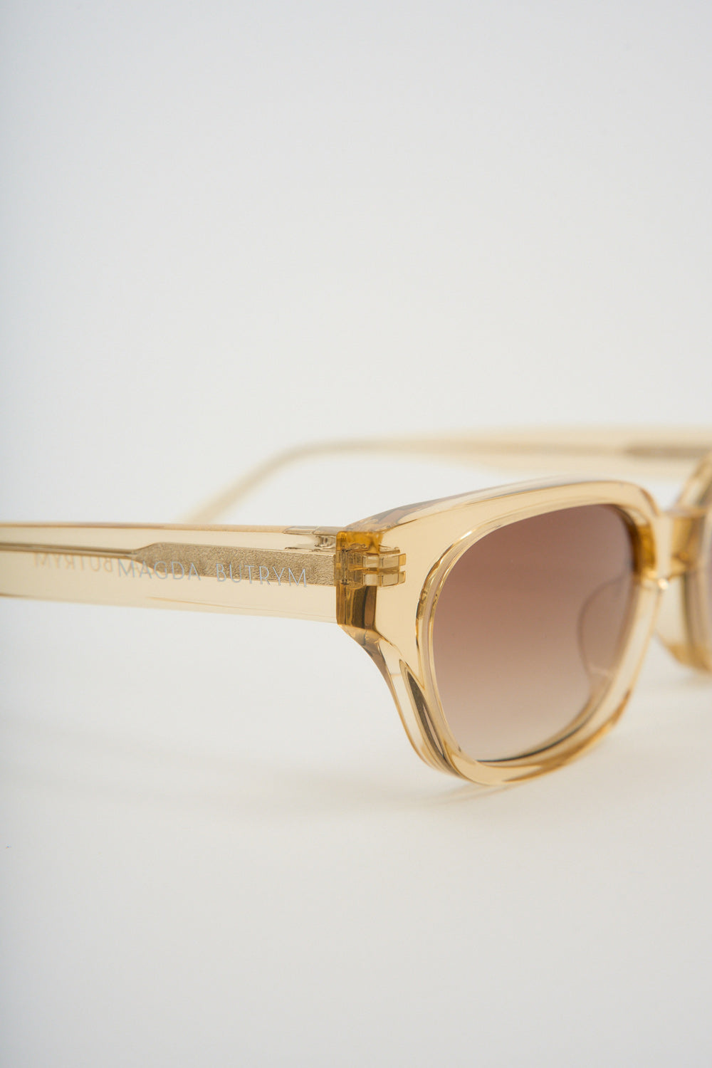 Square Cat Eye Yellow Sunglasses - Désordre Boutique