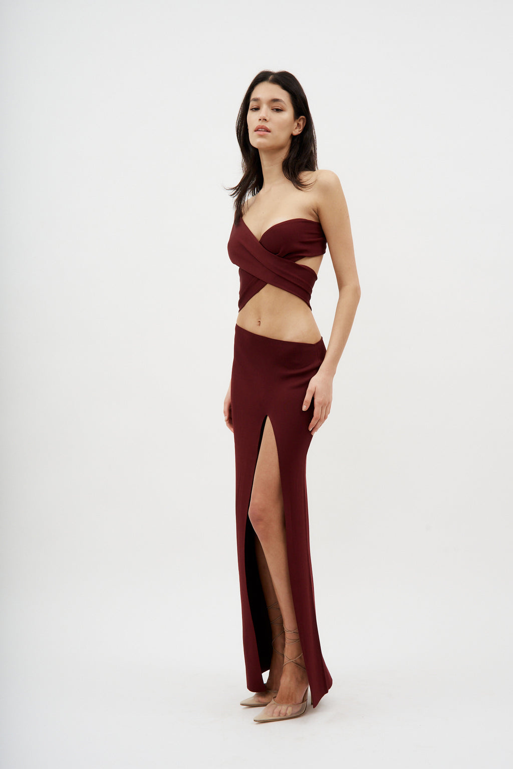 Stero Burgundy Dress - Désordre Boutique