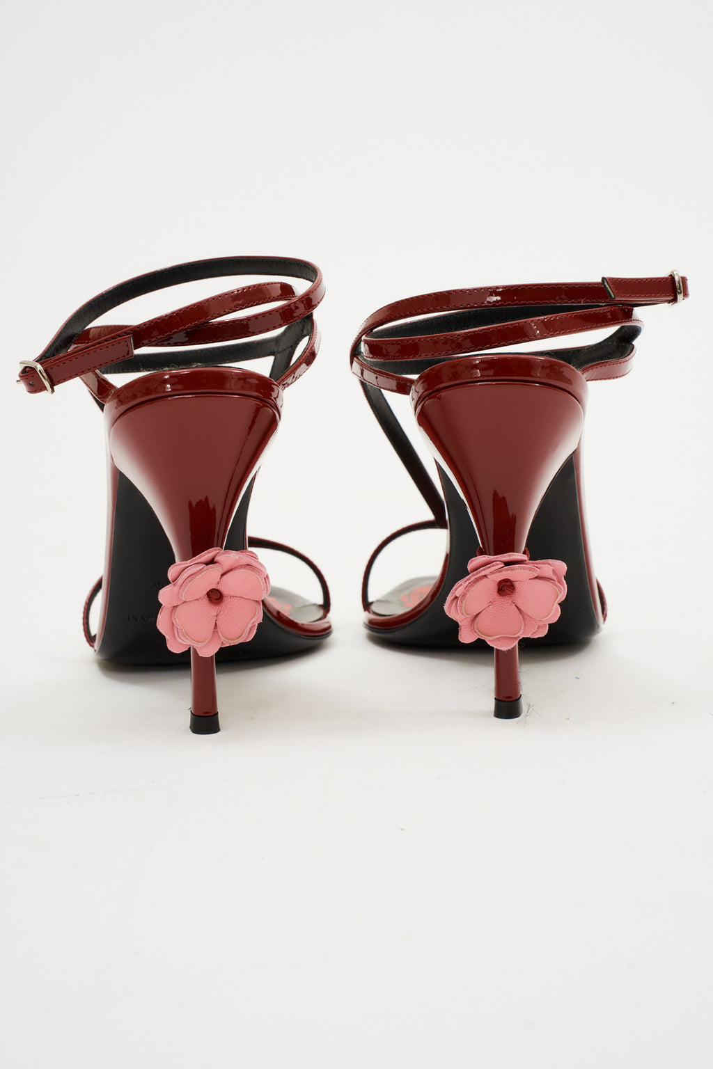 Strappy Sandal Burgundy Heels - Désordre Boutique