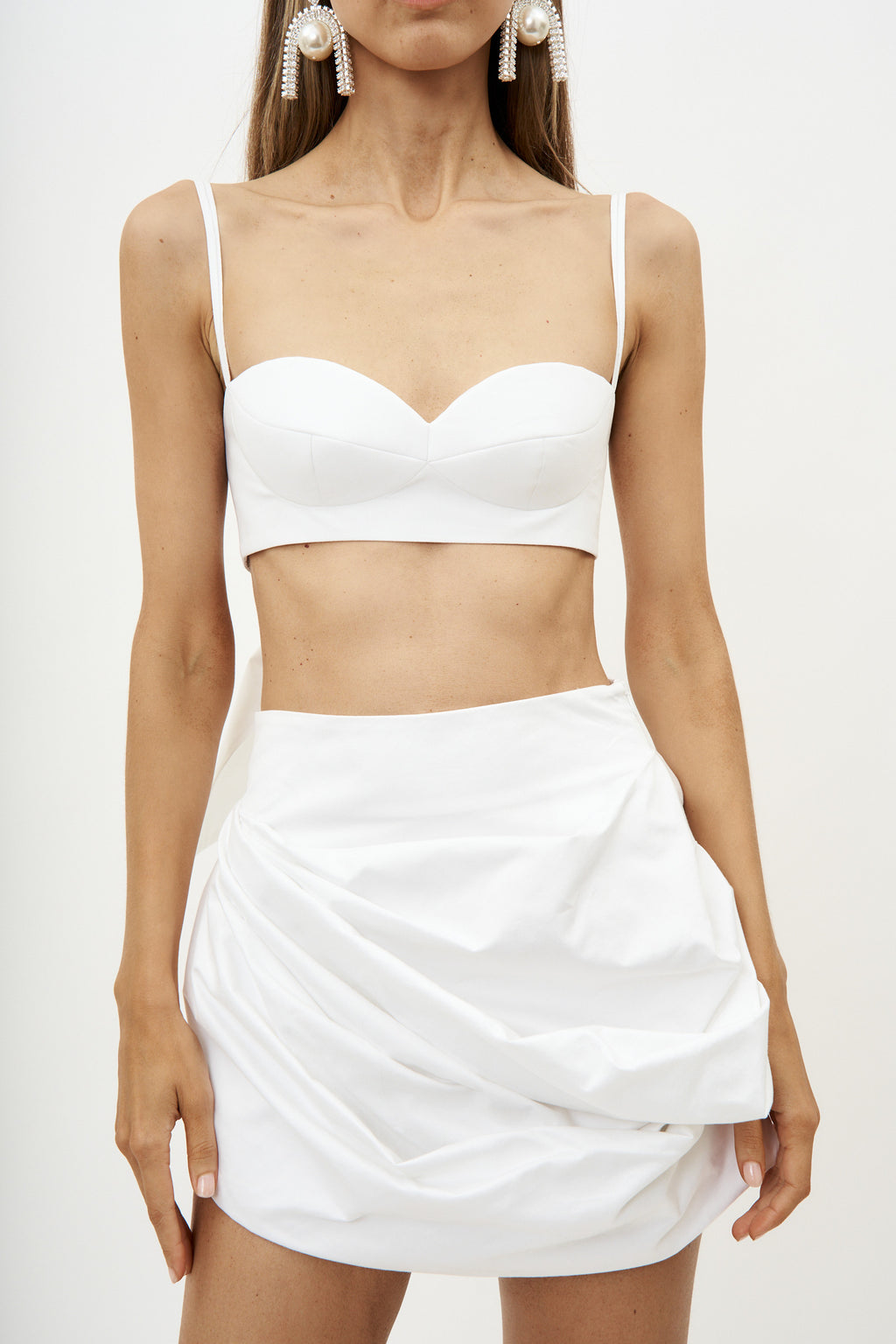 Sweetheart Bra White Top - Désordre Boutique