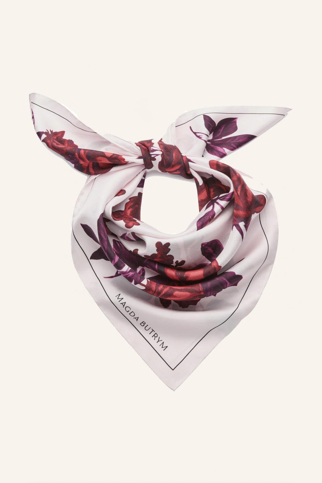 Silk Violet Scarf