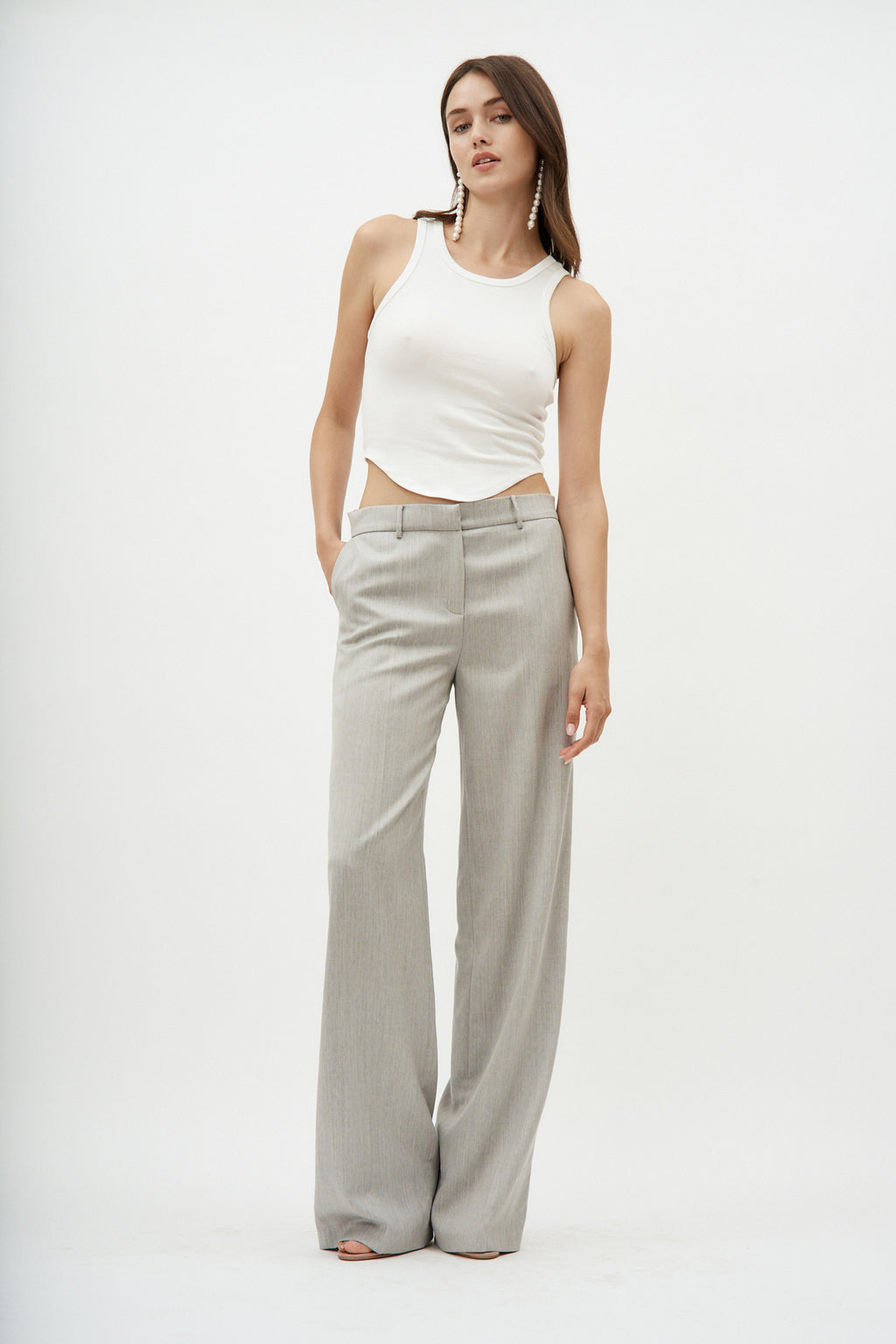 Tailored Grey Pants - Désordre Boutique