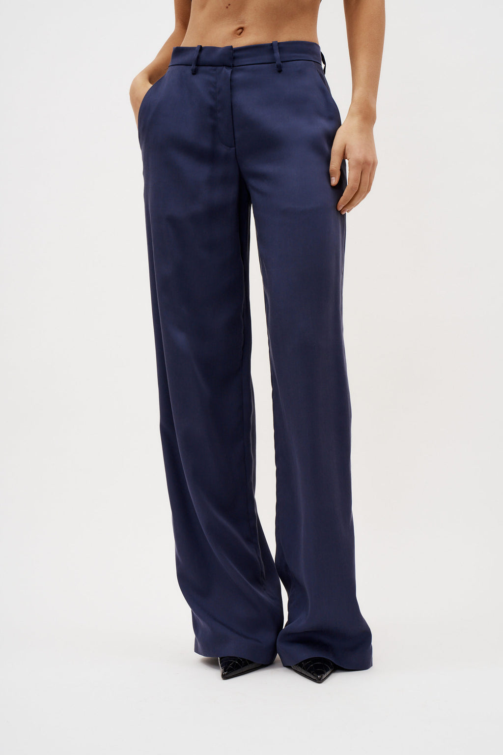 Tailored Navy Trousers - Désordre Boutique