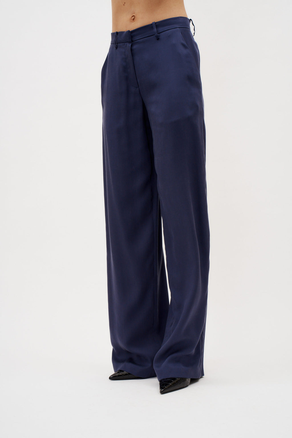 Tailored Navy Trousers - Désordre Boutique