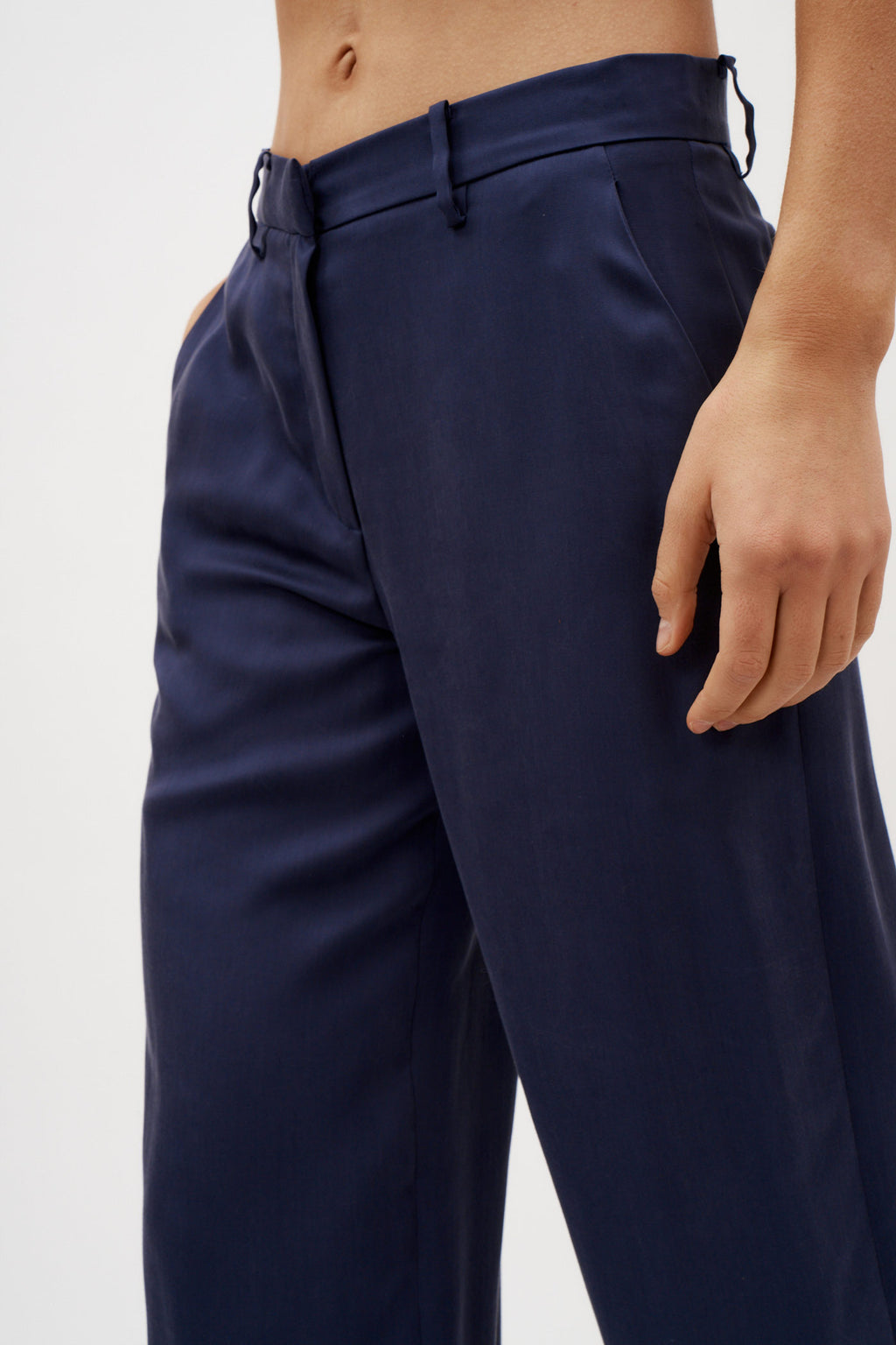 Tailored Navy Trousers - Désordre Boutique