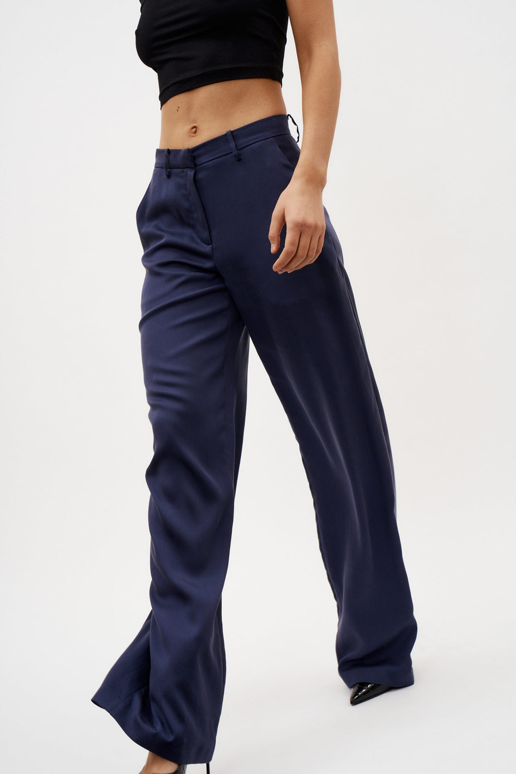 Tailored Navy Trousers - Désordre Boutique