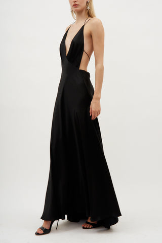 Tash Black Maxi Dress - Désordre Boutique