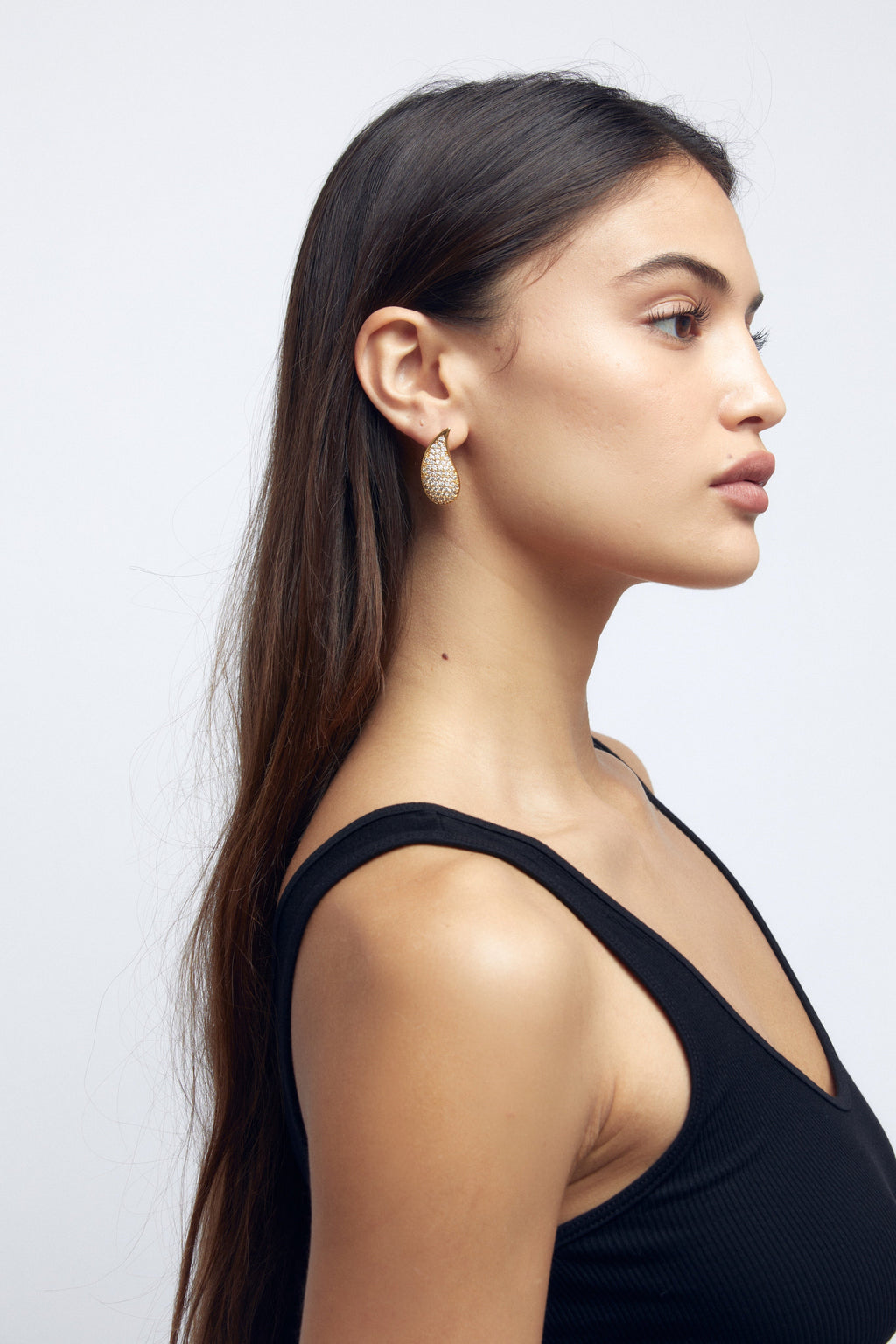 Tear Gold Earrings - Désordre Boutique